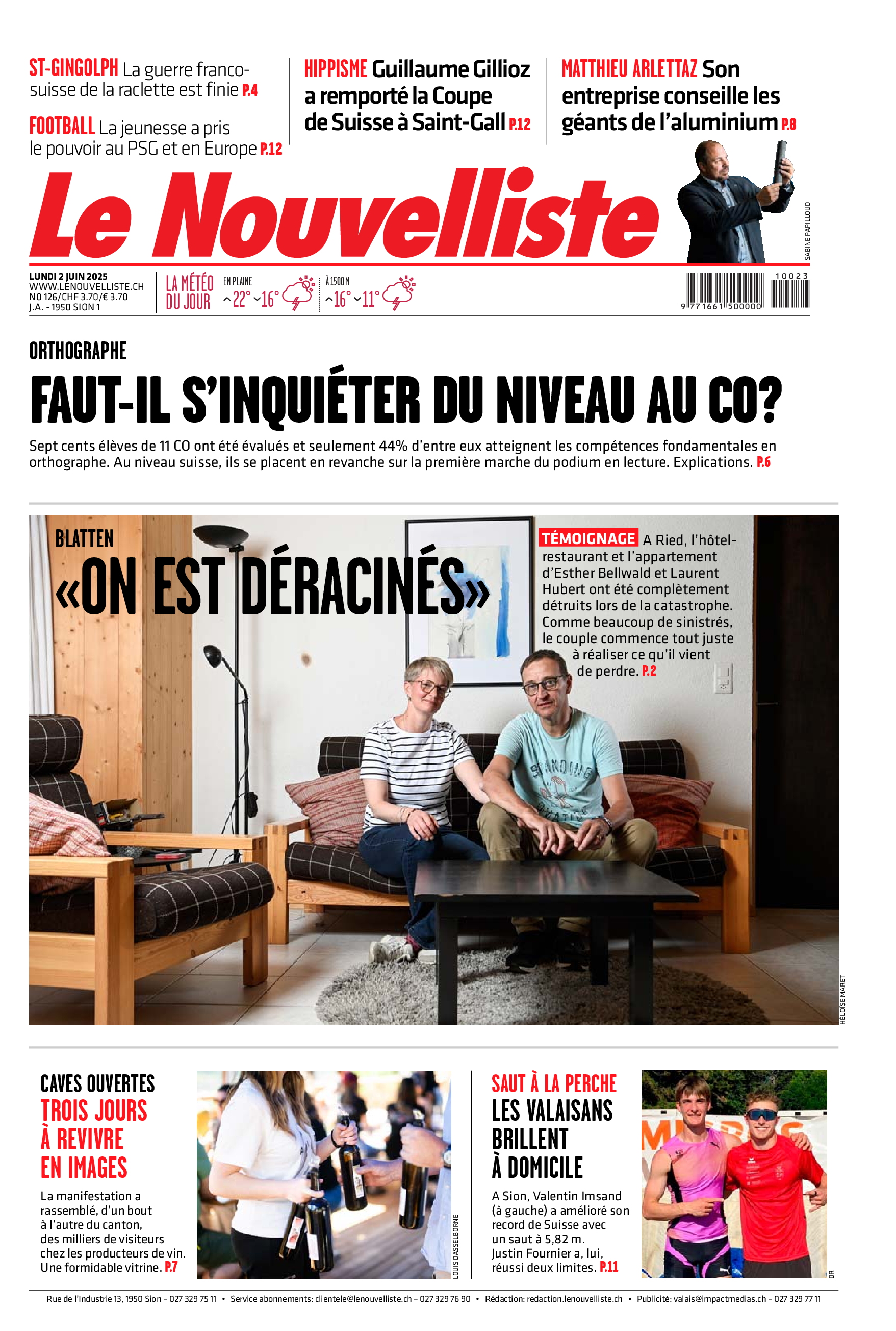 Lundi 2 juin 2025 Lundi 2 juin 2025