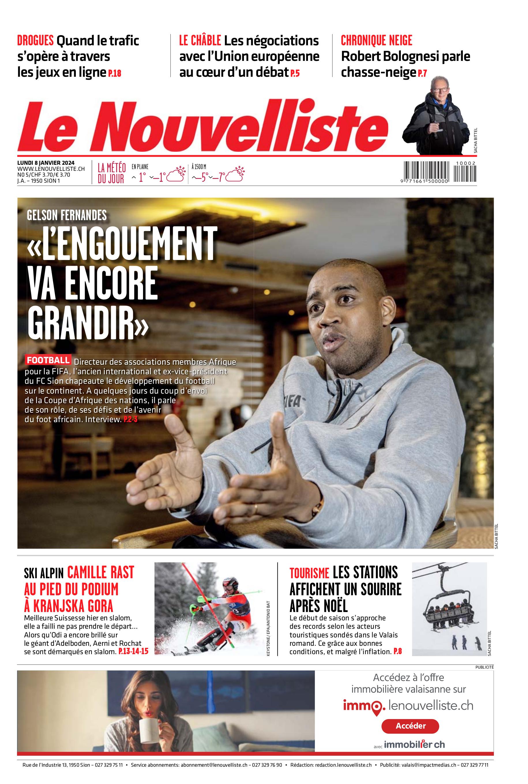 JOURNAL DIGITAL : Le Nouvelliste