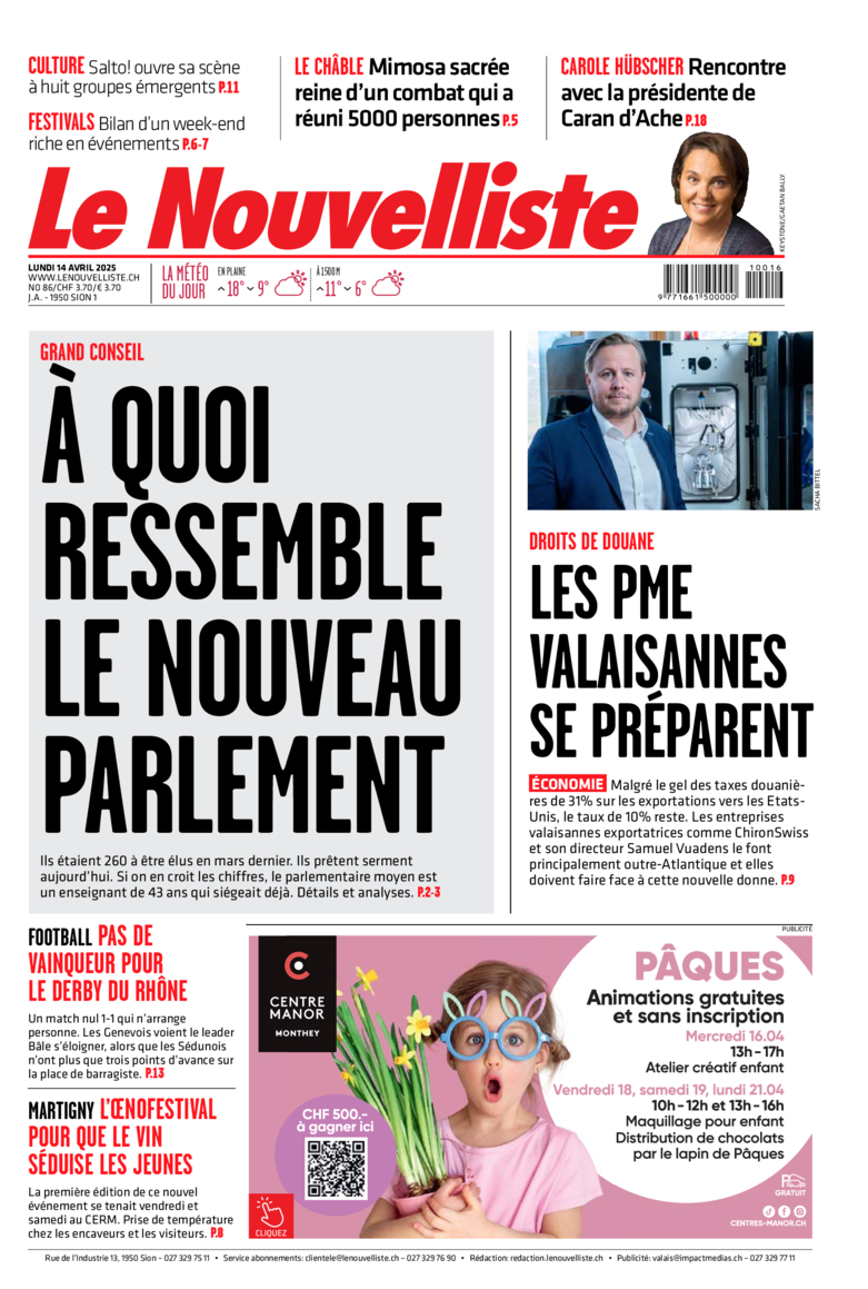 Lundi 14 avril 2025 Lundi 14 avril 2025