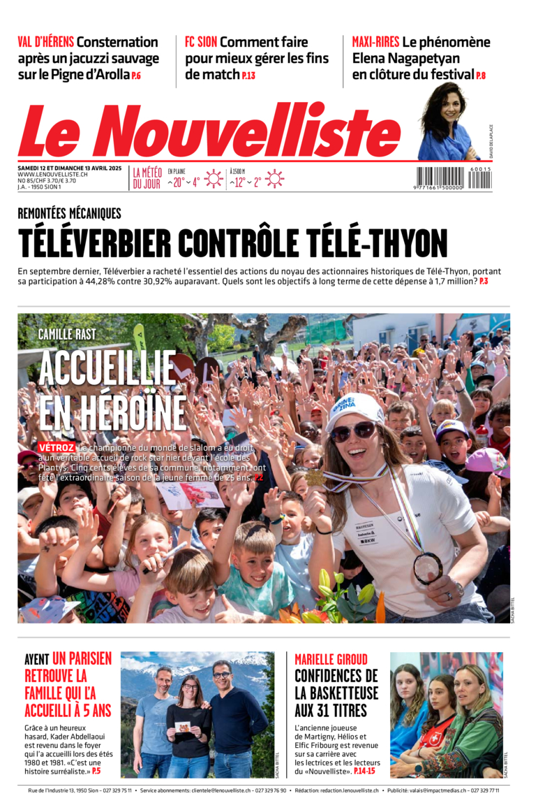 Samedi 12 avril 2025 Samedi 12 avril 2025