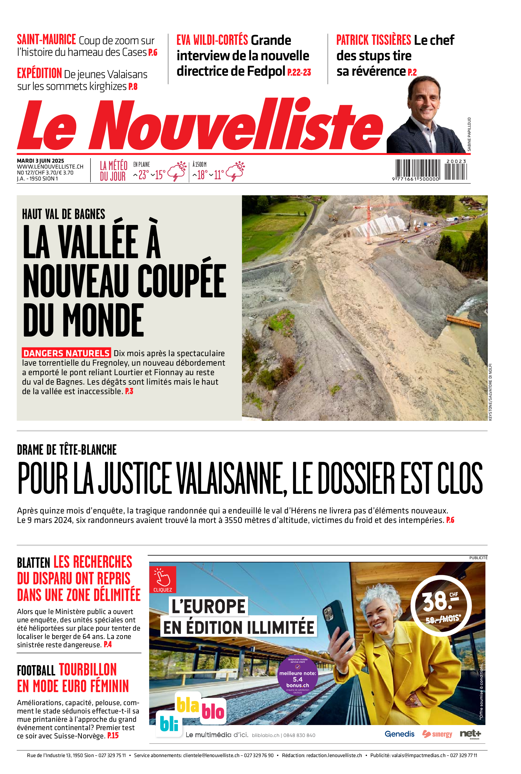 Mardi 3 juin 2025