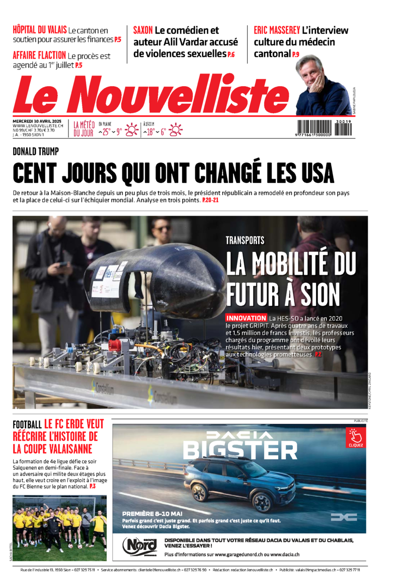 Mercredi 30 avril 2025 Mercredi 30 avril 2025