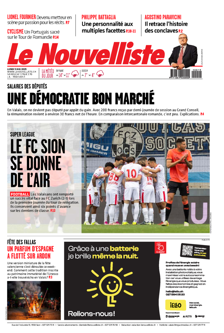 Lundi 5 mai 2025 Lundi 5 mai 2025