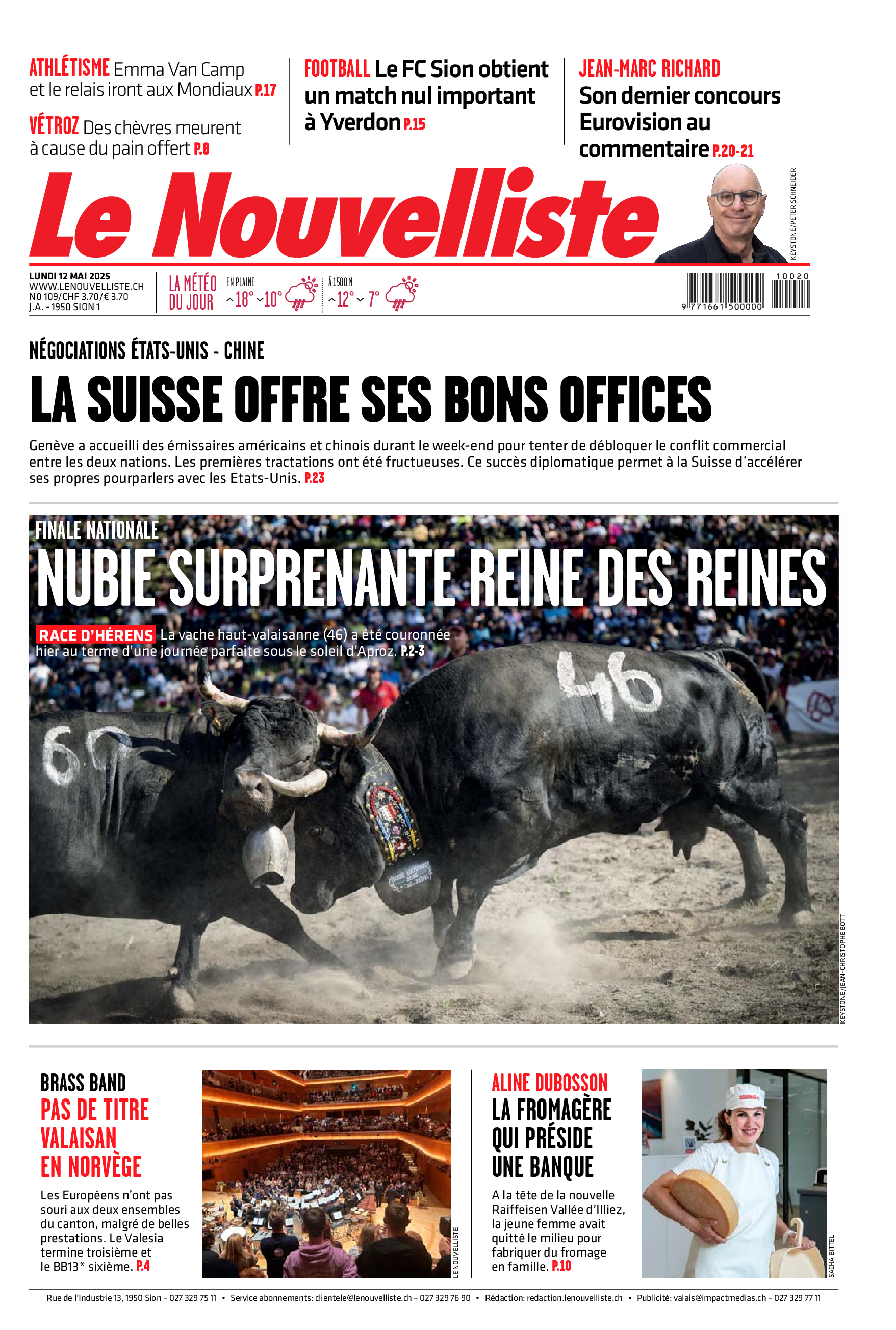 Lundi 12 mai 2025 Lundi 12 mai 2025