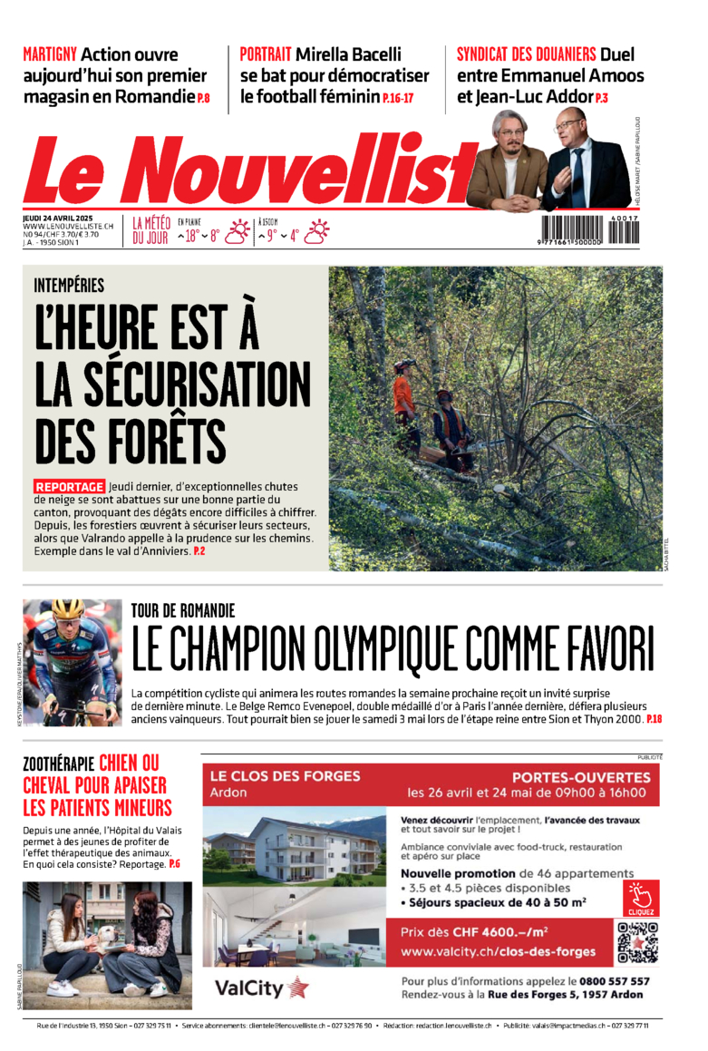 Jeudi 24 avril 2025 Jeudi 24 avril 2025
