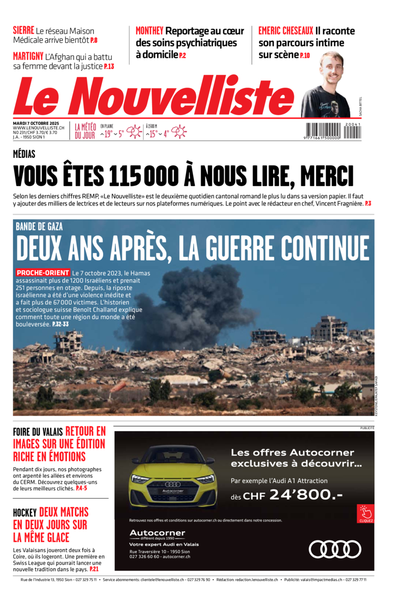 Mardi 7 octobre 2025 Mardi 7 octobre 2025
