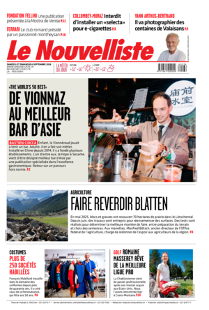  Samedi 5 septembre 2026