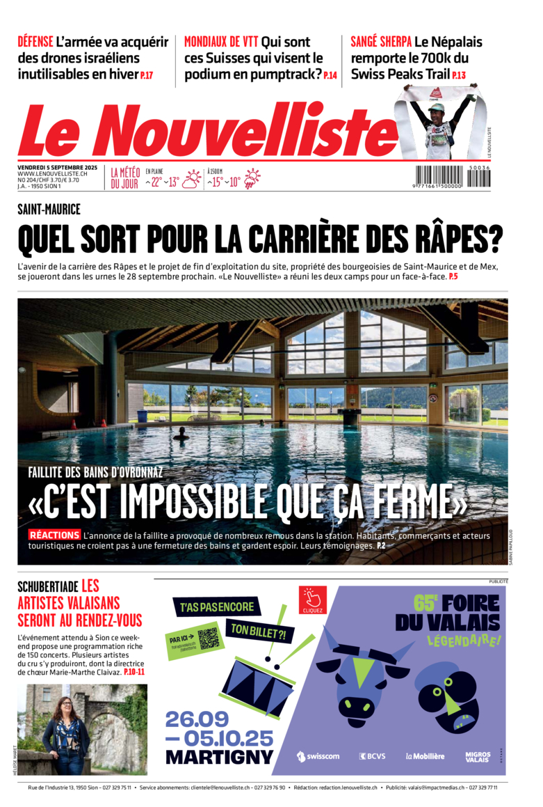 Vendredi 5 septembre 2025 Vendredi 5 septembre 2025