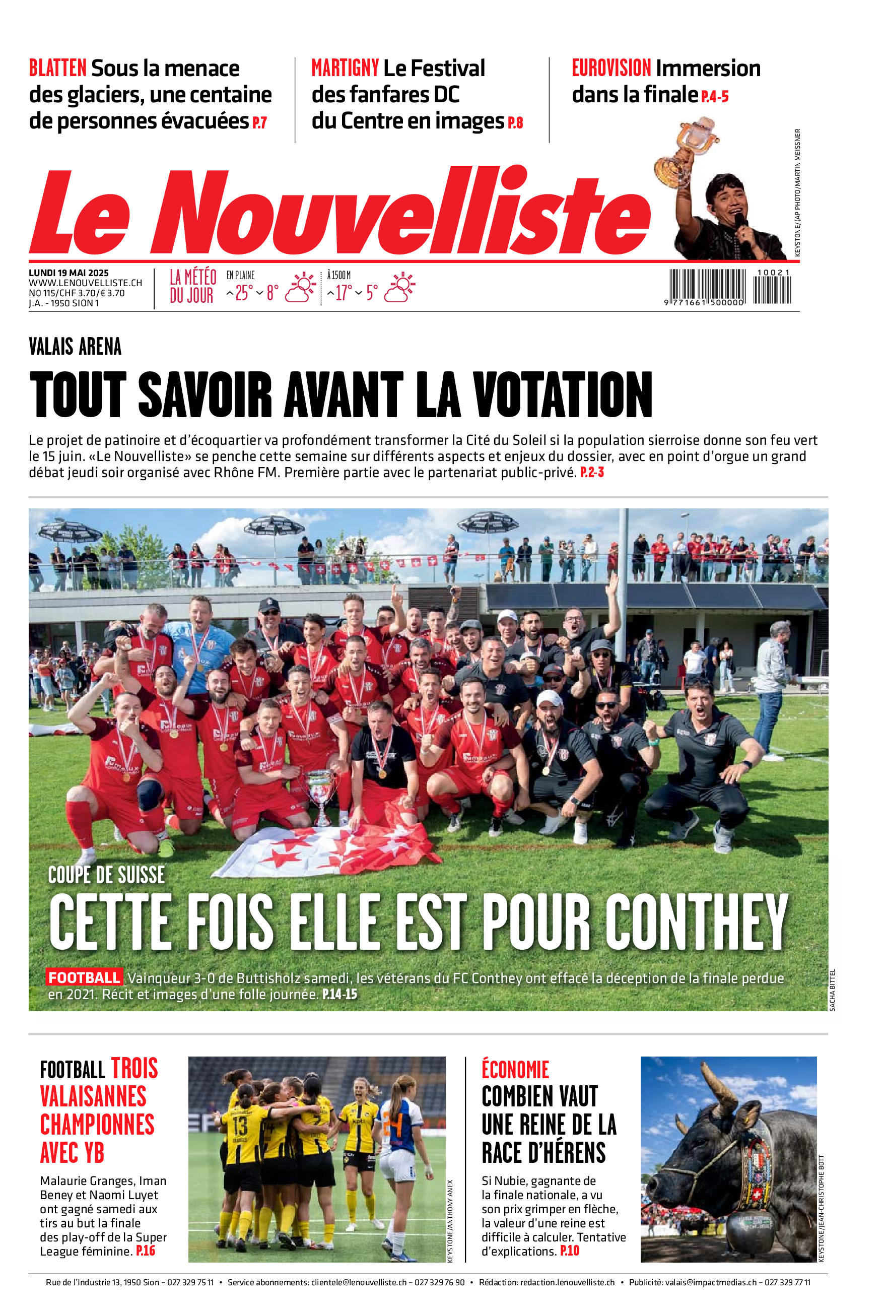 Lundi 19 mai 2025