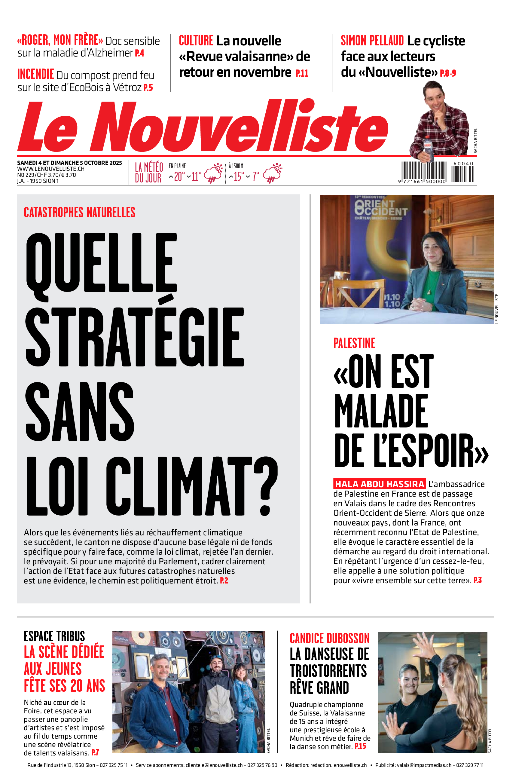 Samedi 4 octobre 2025