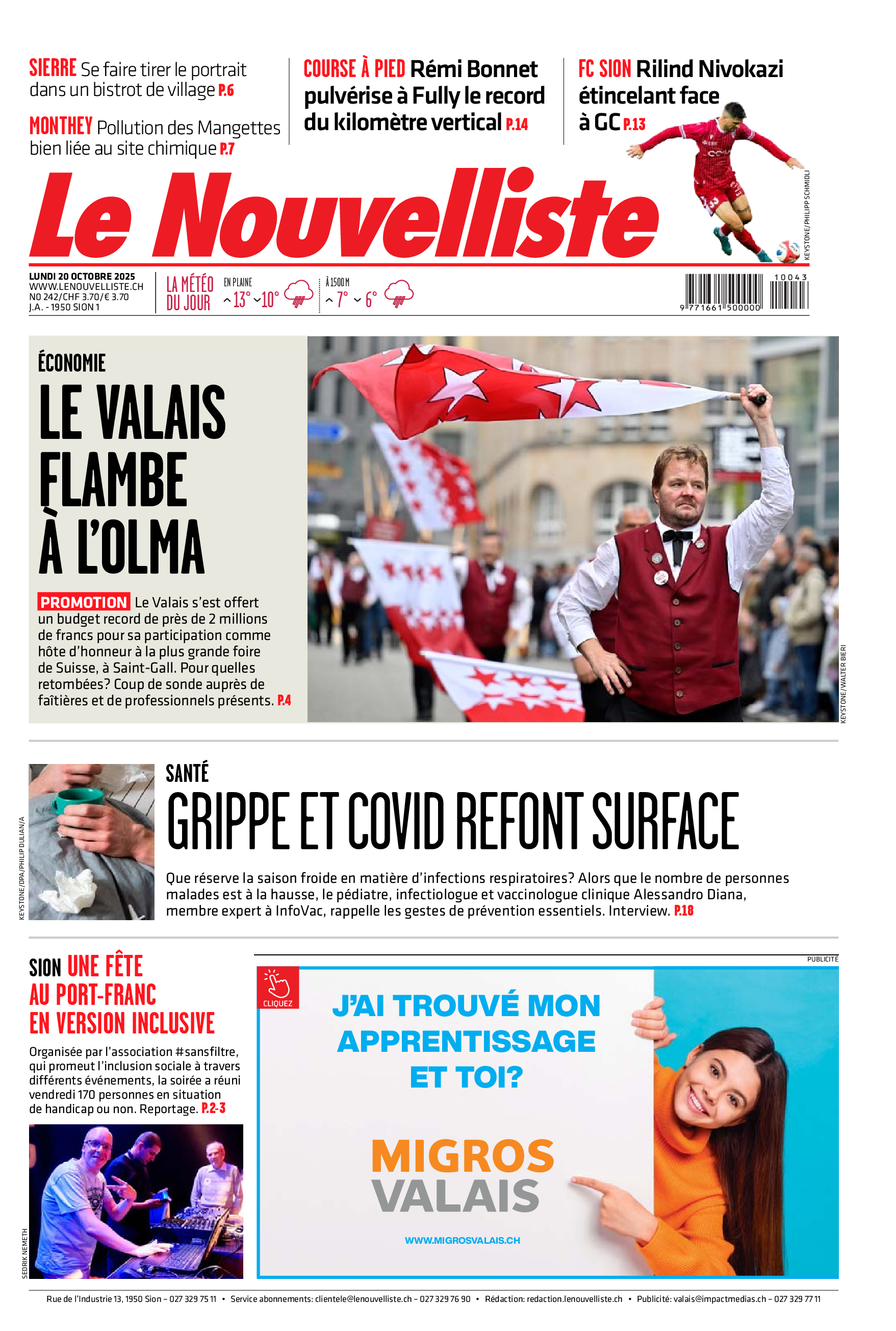 Lundi 20 octobre 2025