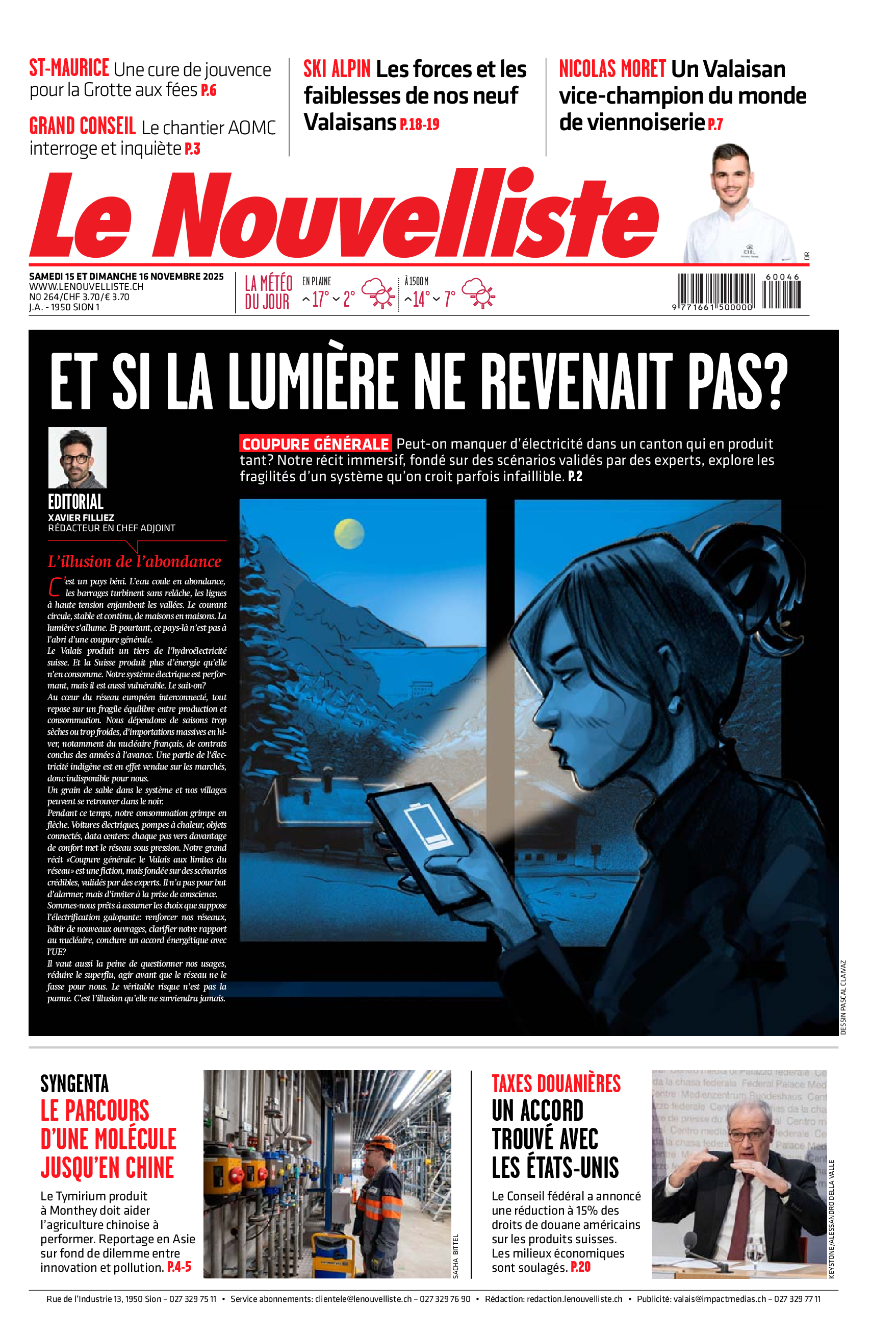  Samedi 15 novembre 2025