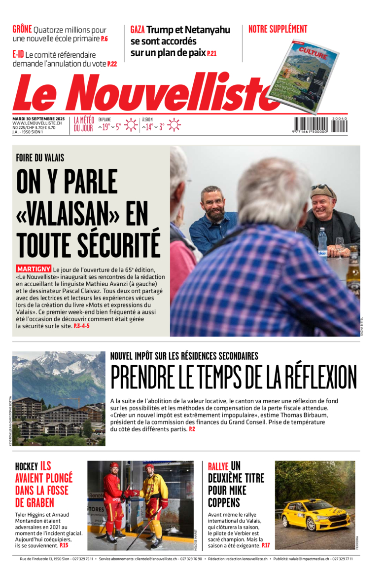 Mardi 30 septembre 2025