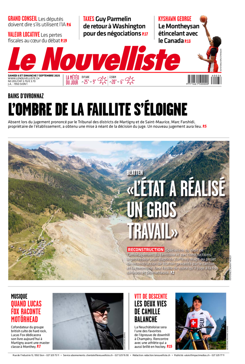 Samedi 6 septembre 2025 Samedi 6 septembre 2025