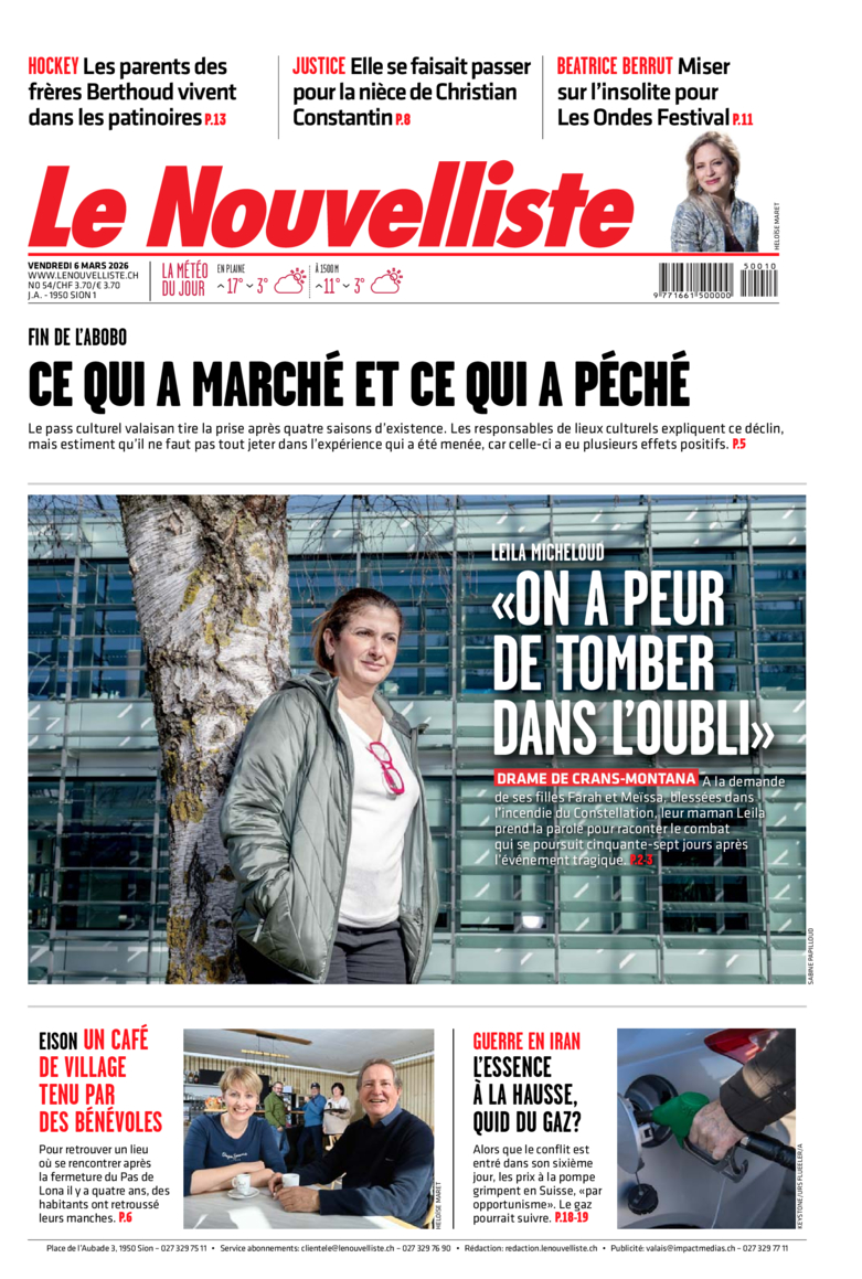 Vendredi 6 mars 2026