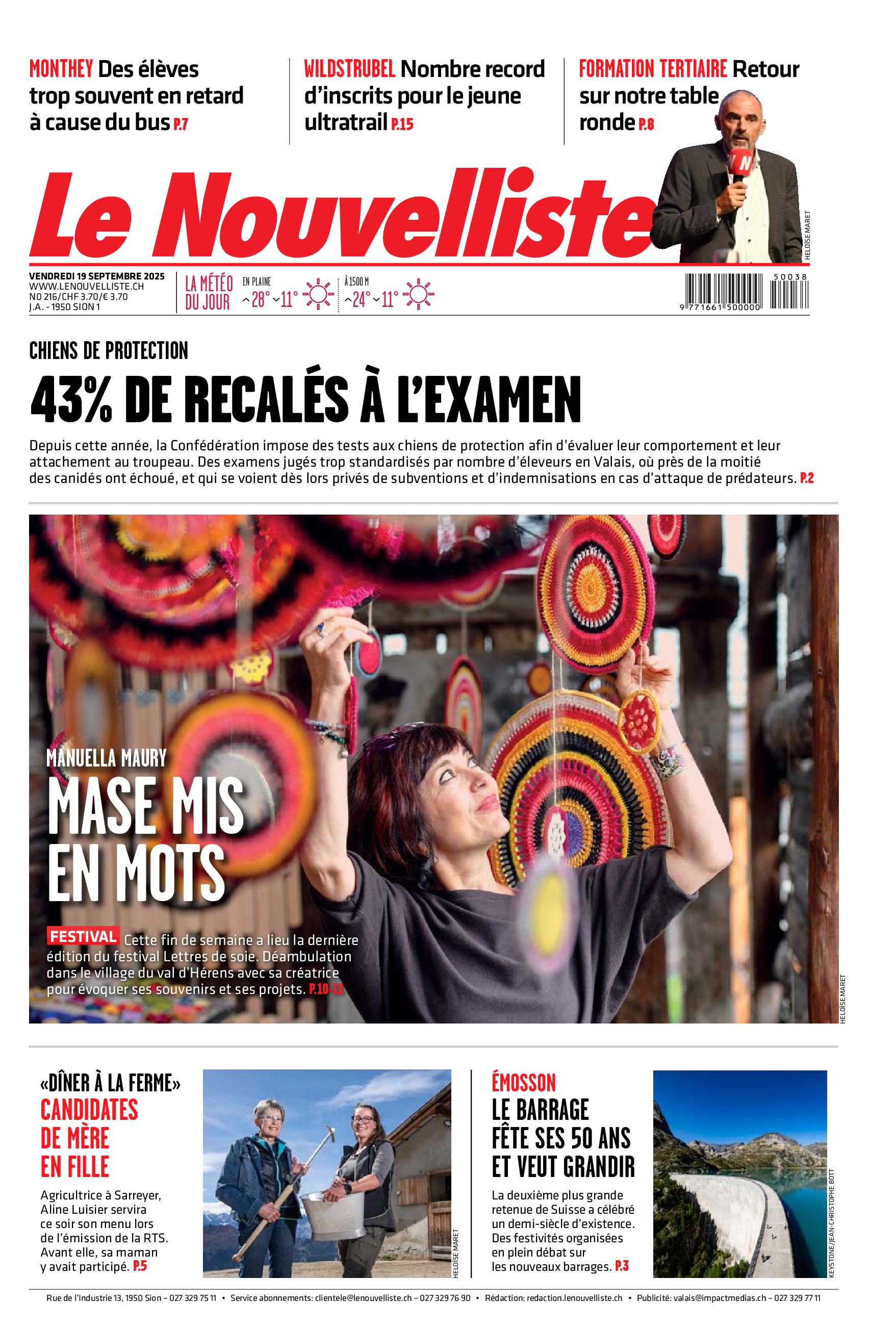  Vendredi 19 septembre 2025