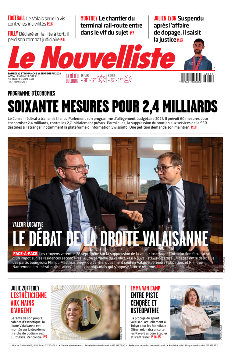 Samedi 20 septembre 2025