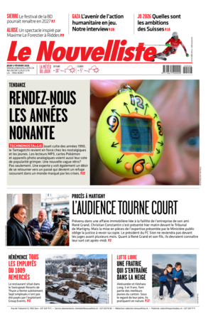 Jeudi 5 février 2026