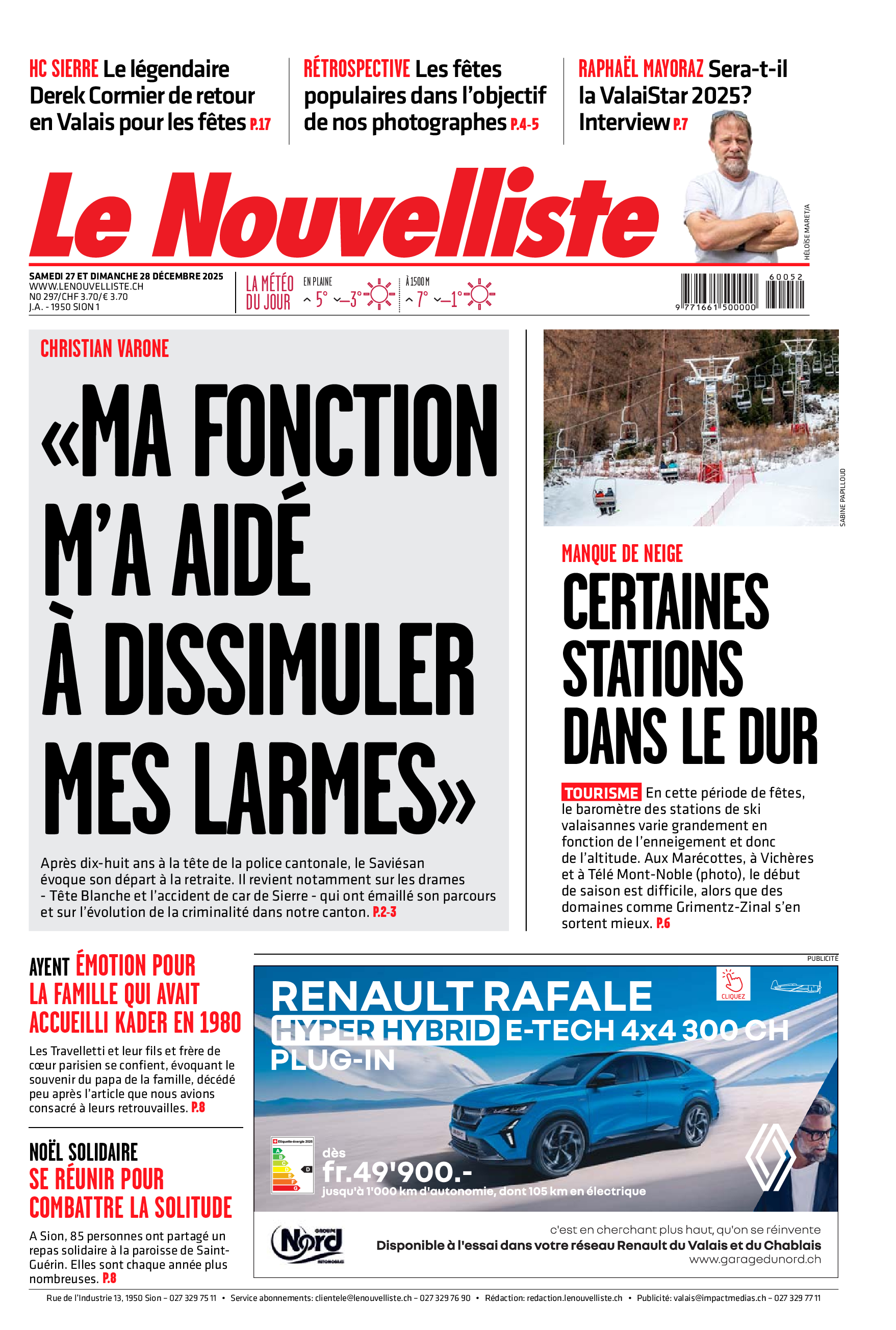  Samedi 27 décembre 2025