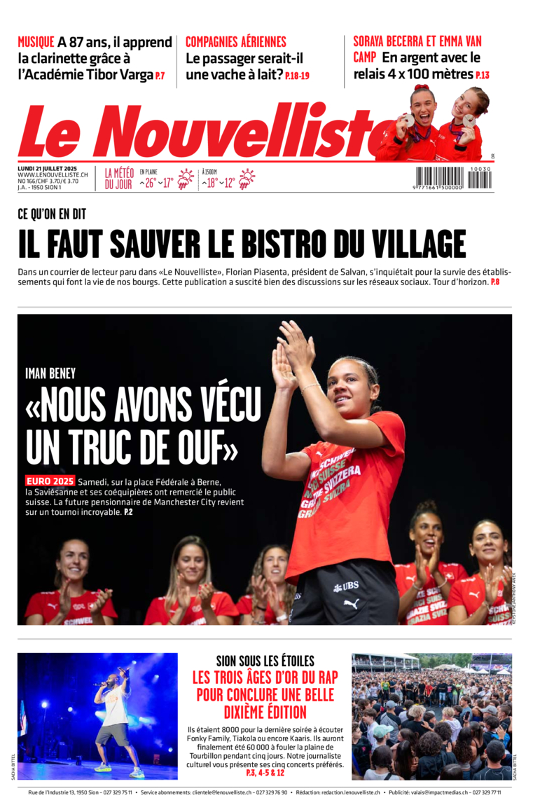 Lundi 21 juillet 2025