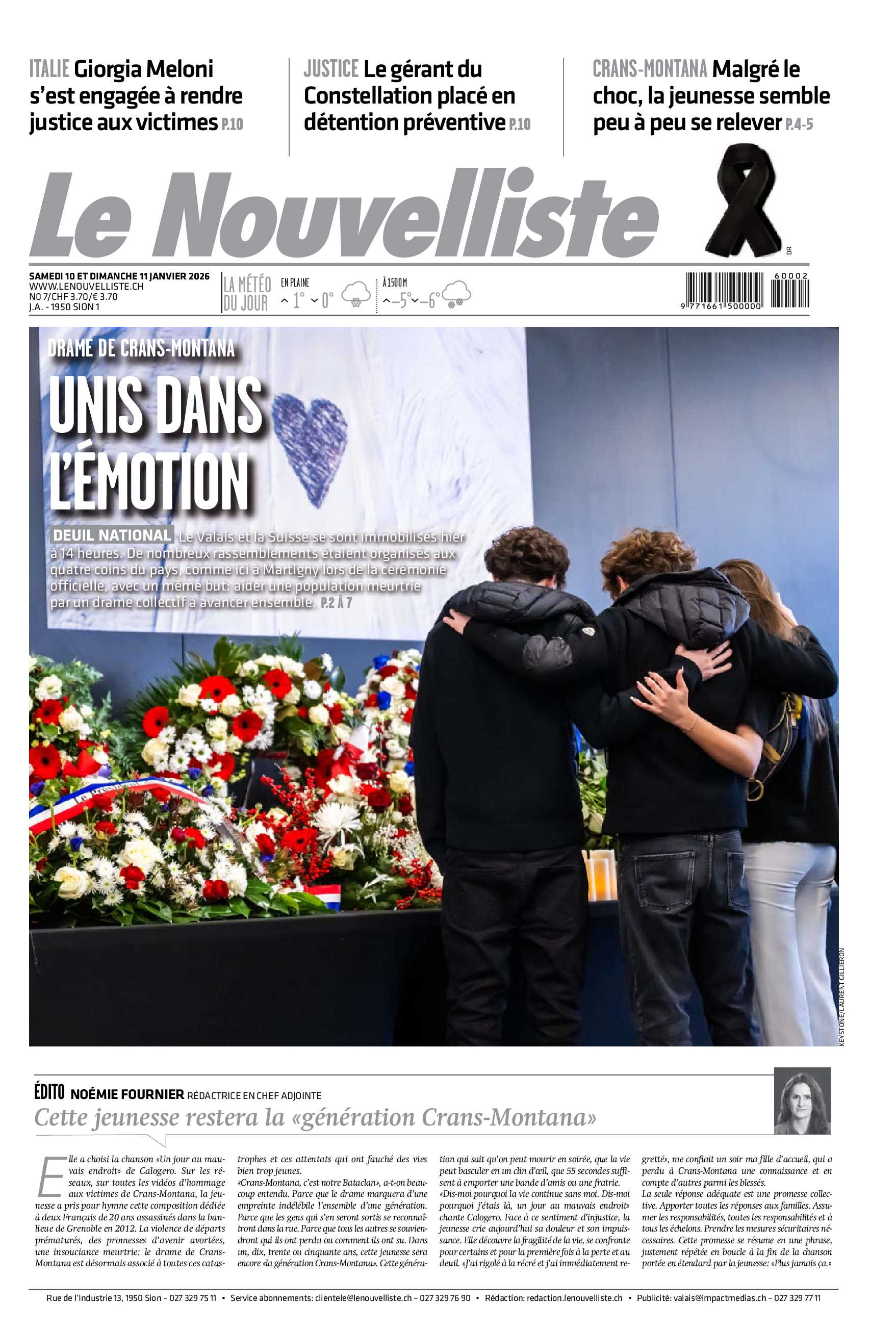  Samedi 10 janvier 2026