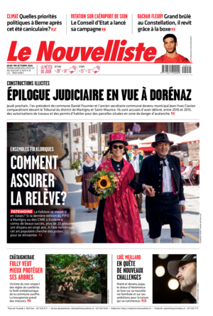  Jeudi 1er octobre 2026
