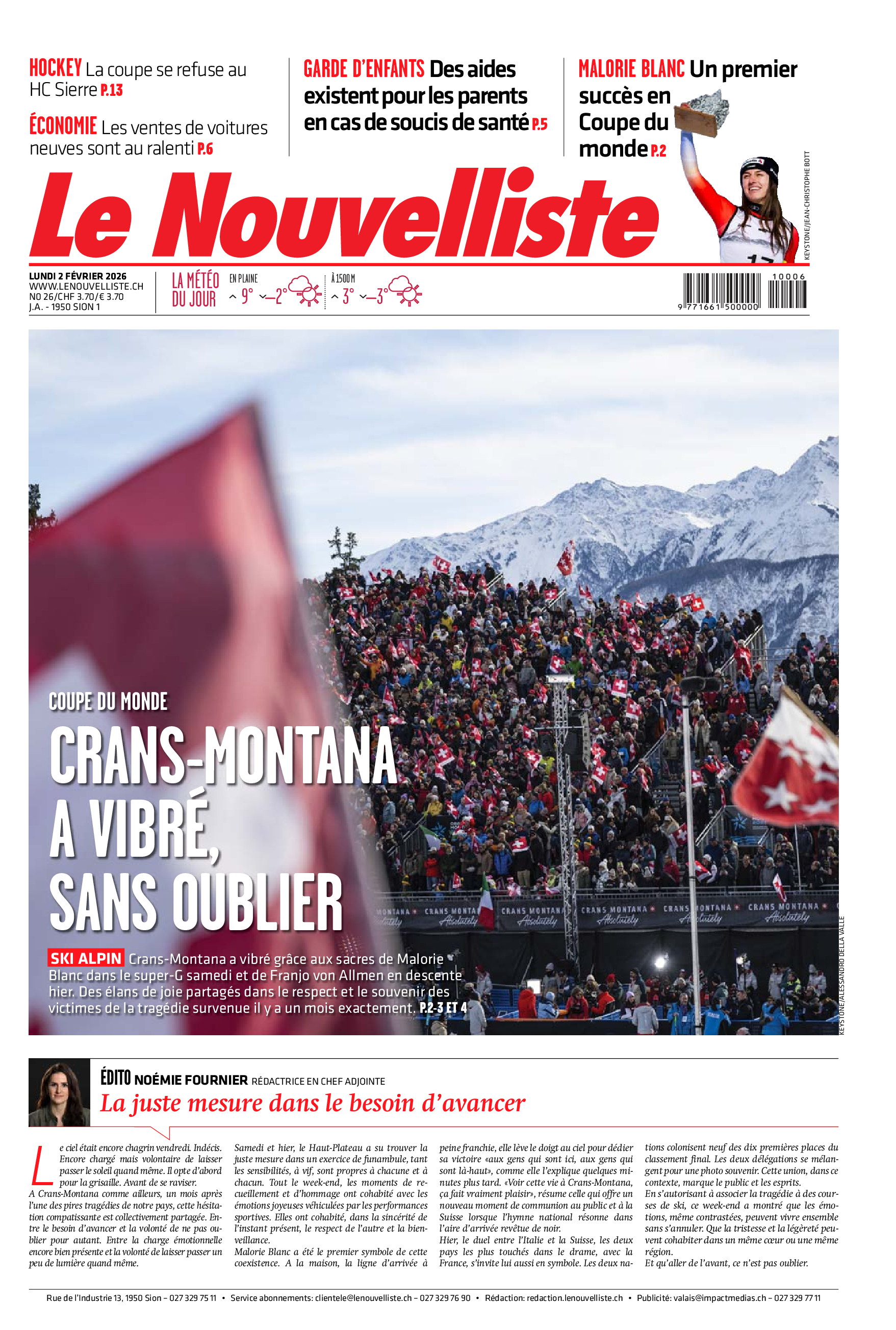  Lundi 2 février 2026