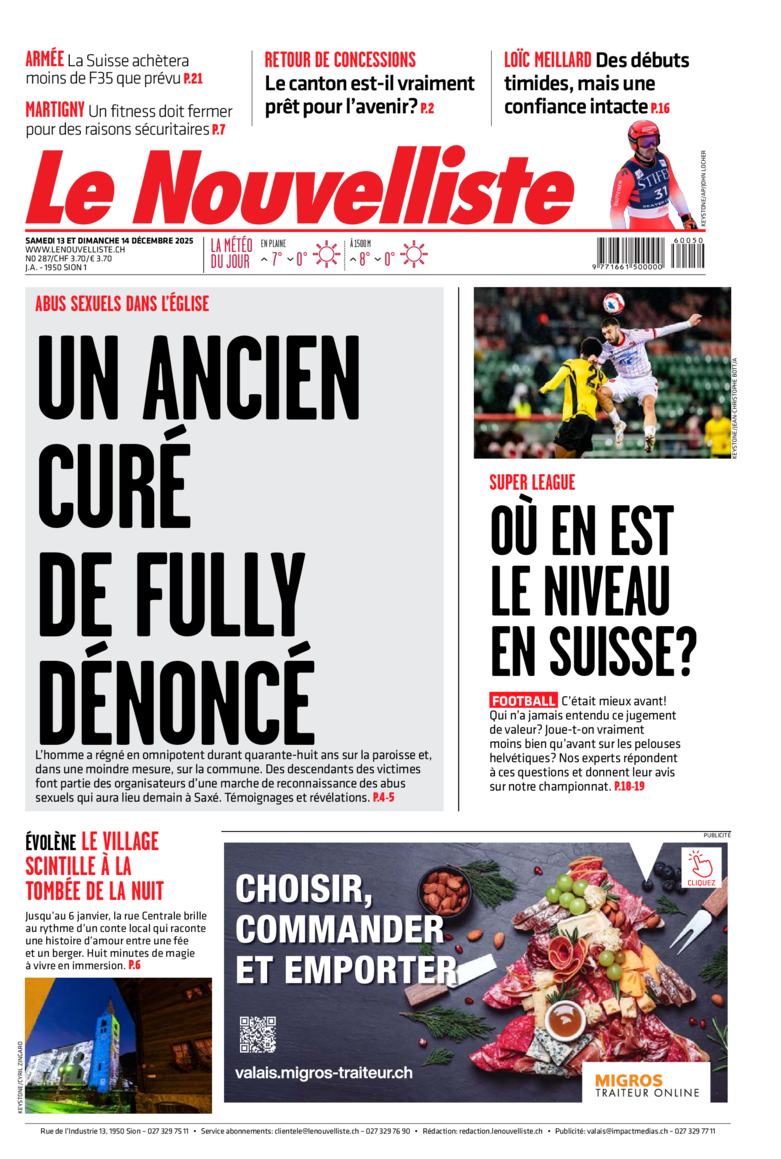 Samedi 13 décembre 2025