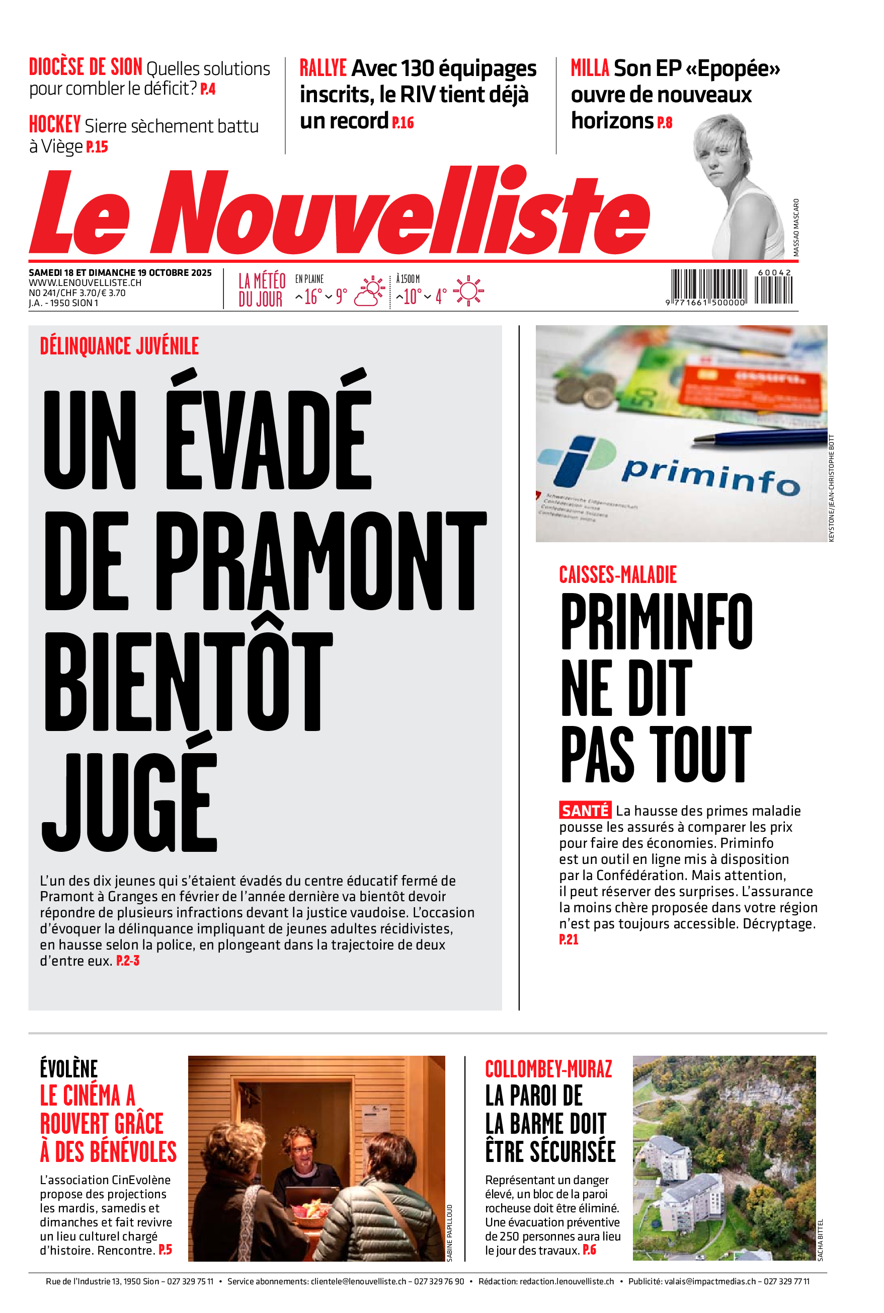 Samedi 18 octobre 2025