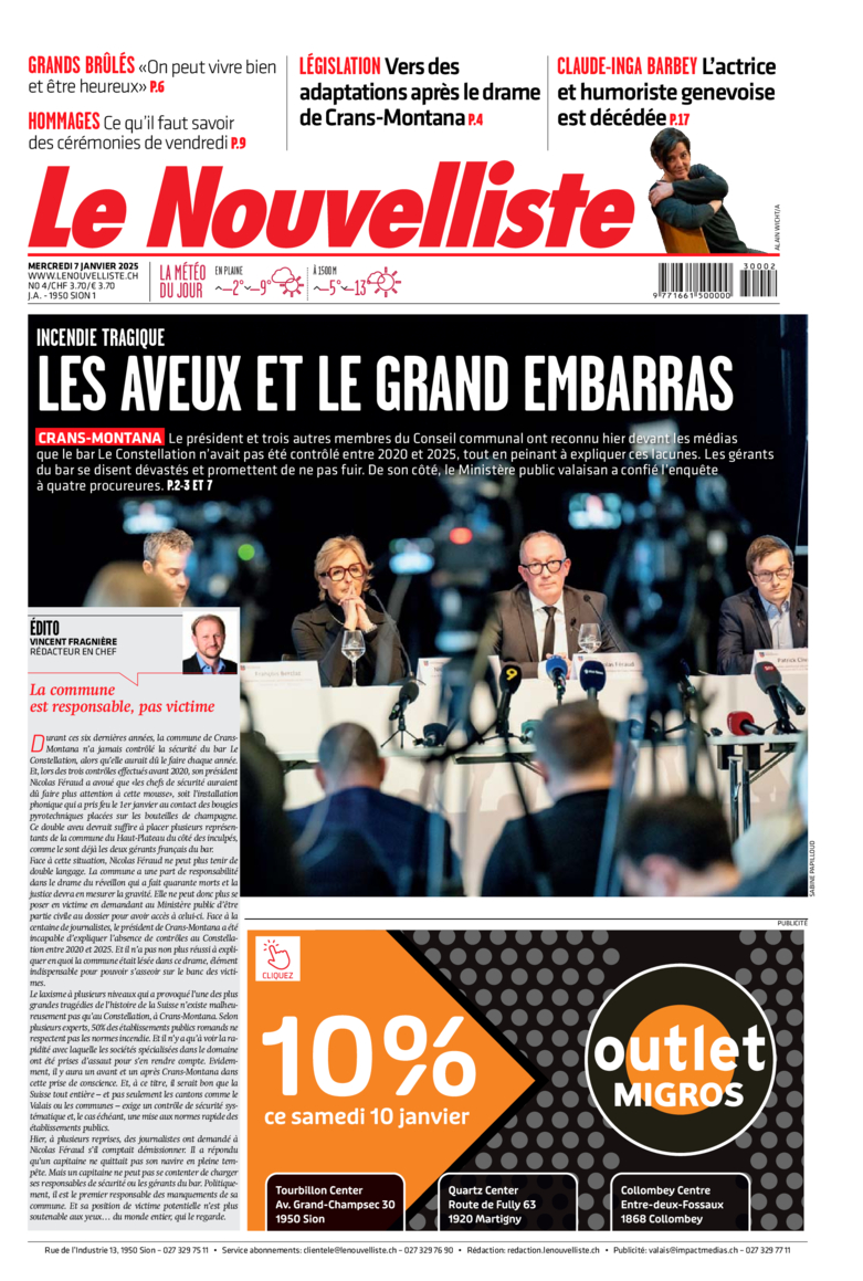 Mercredi 7 janvier 2026