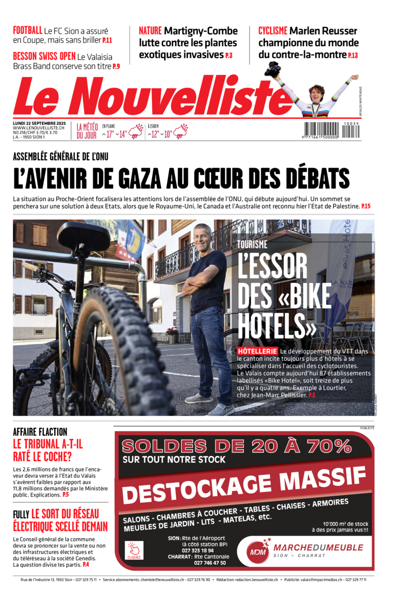 Lundi 22 septembre 2025