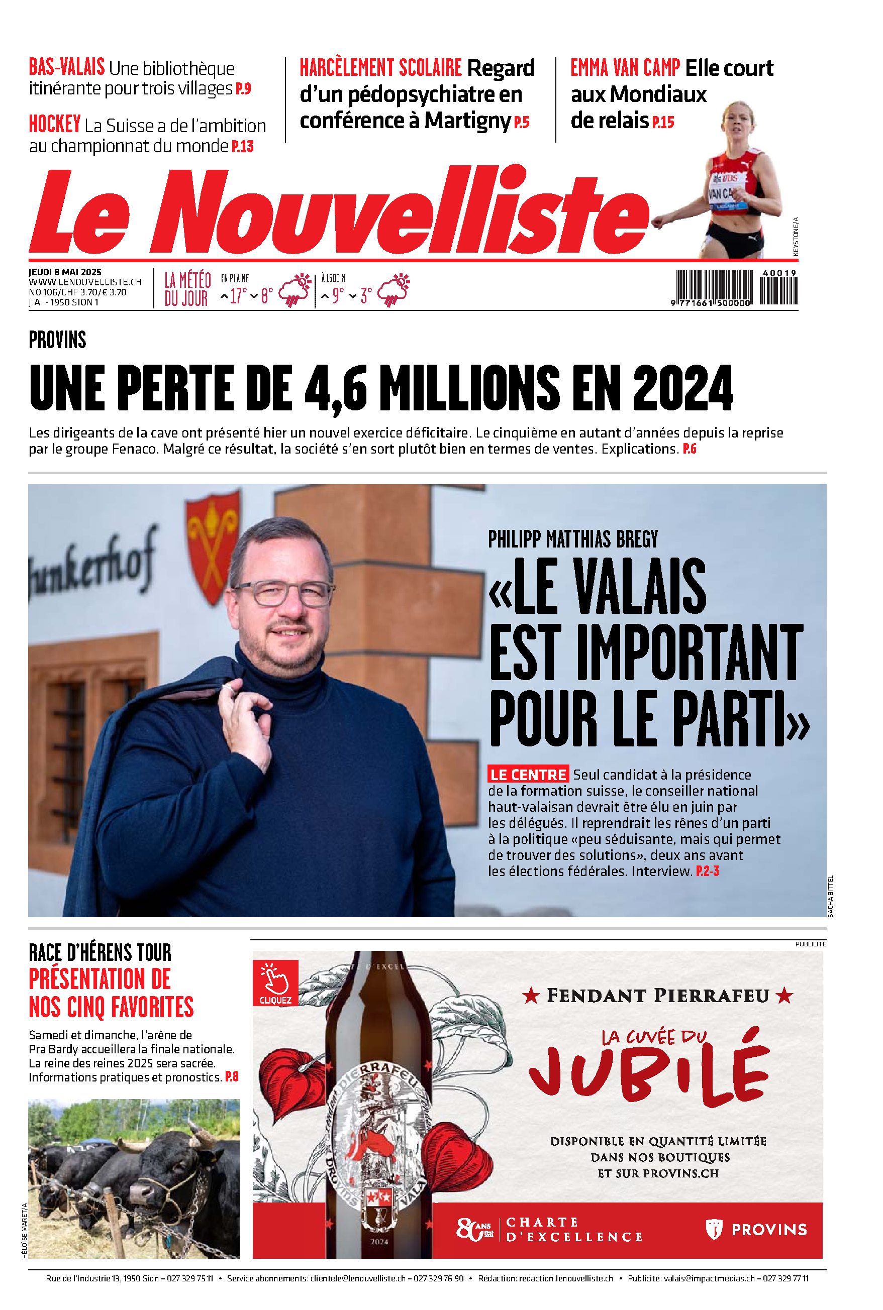 Jeudi 8 mai 2025 Jeudi 8 mai 2025