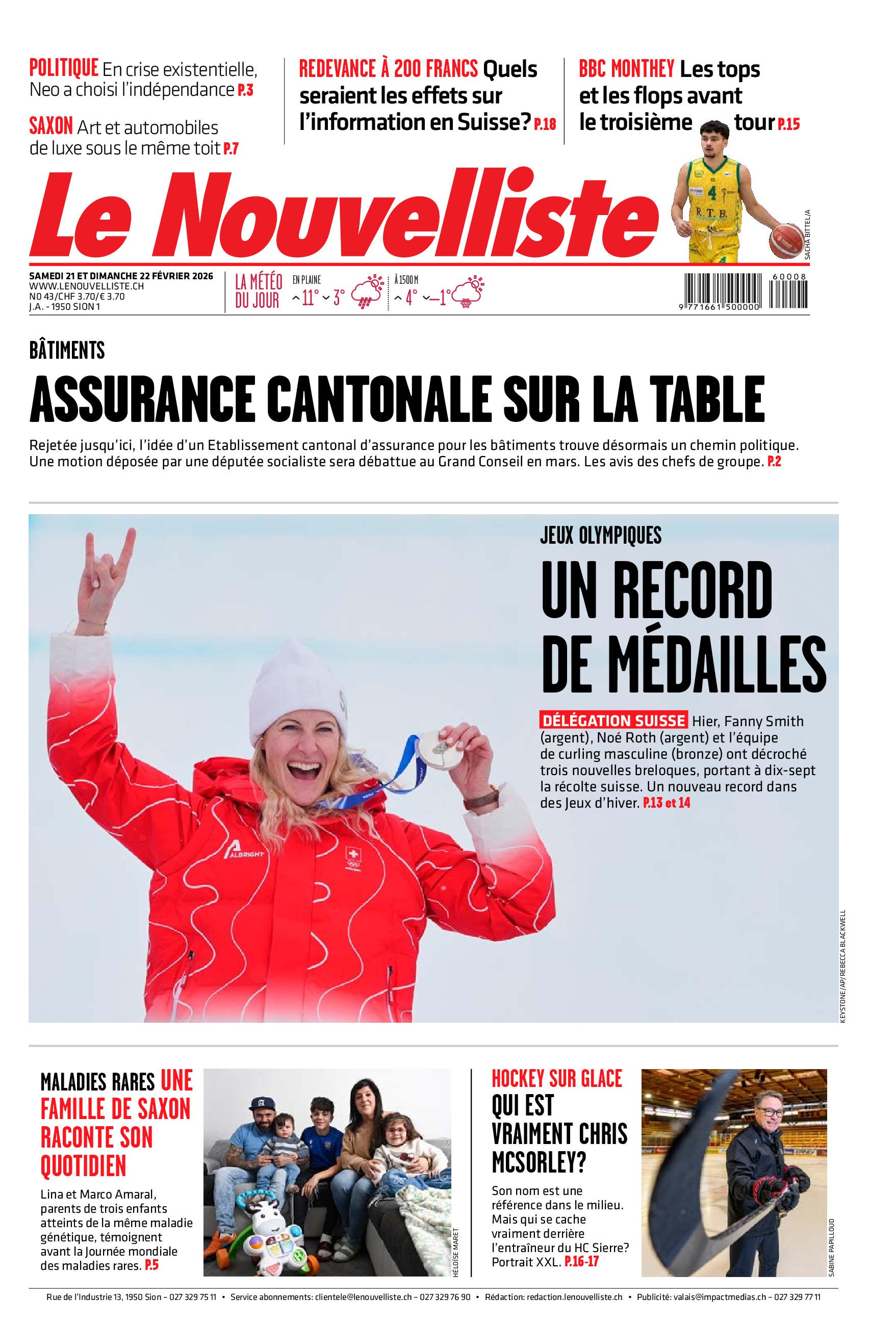  Samedi 21 février 2026