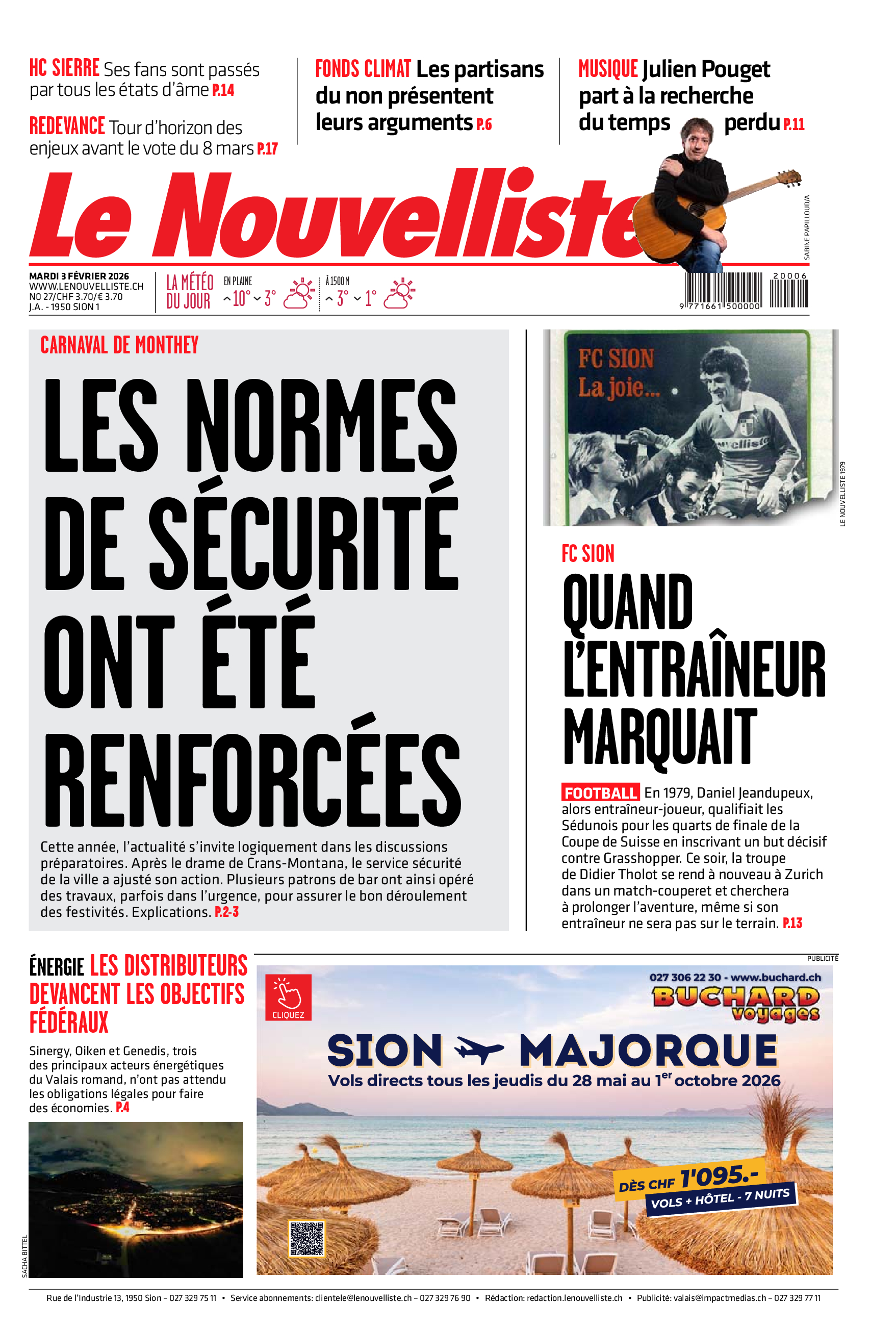  Mardi 3 février 2026