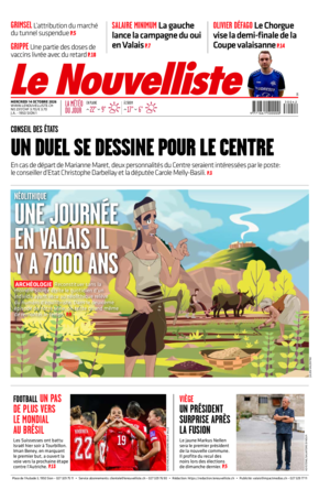 Mercredi 14 octobre 2026