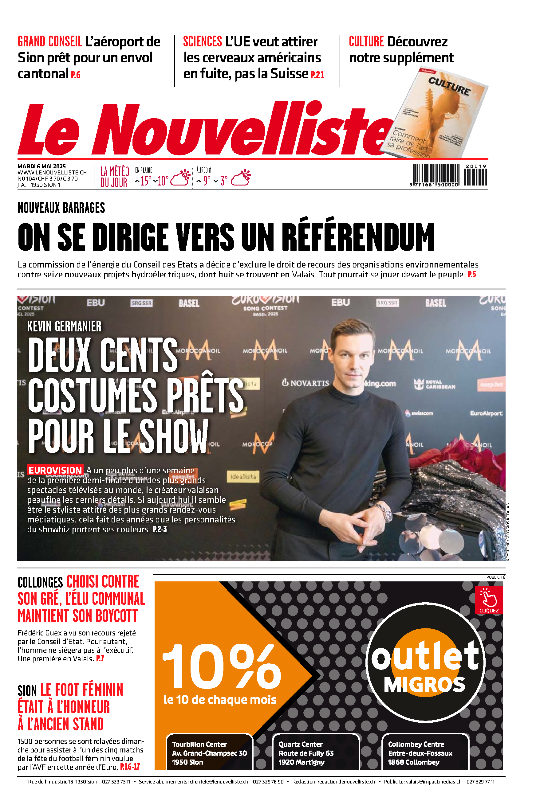 Mardi 6 mai 2025 Mardi 6 mai 2025
