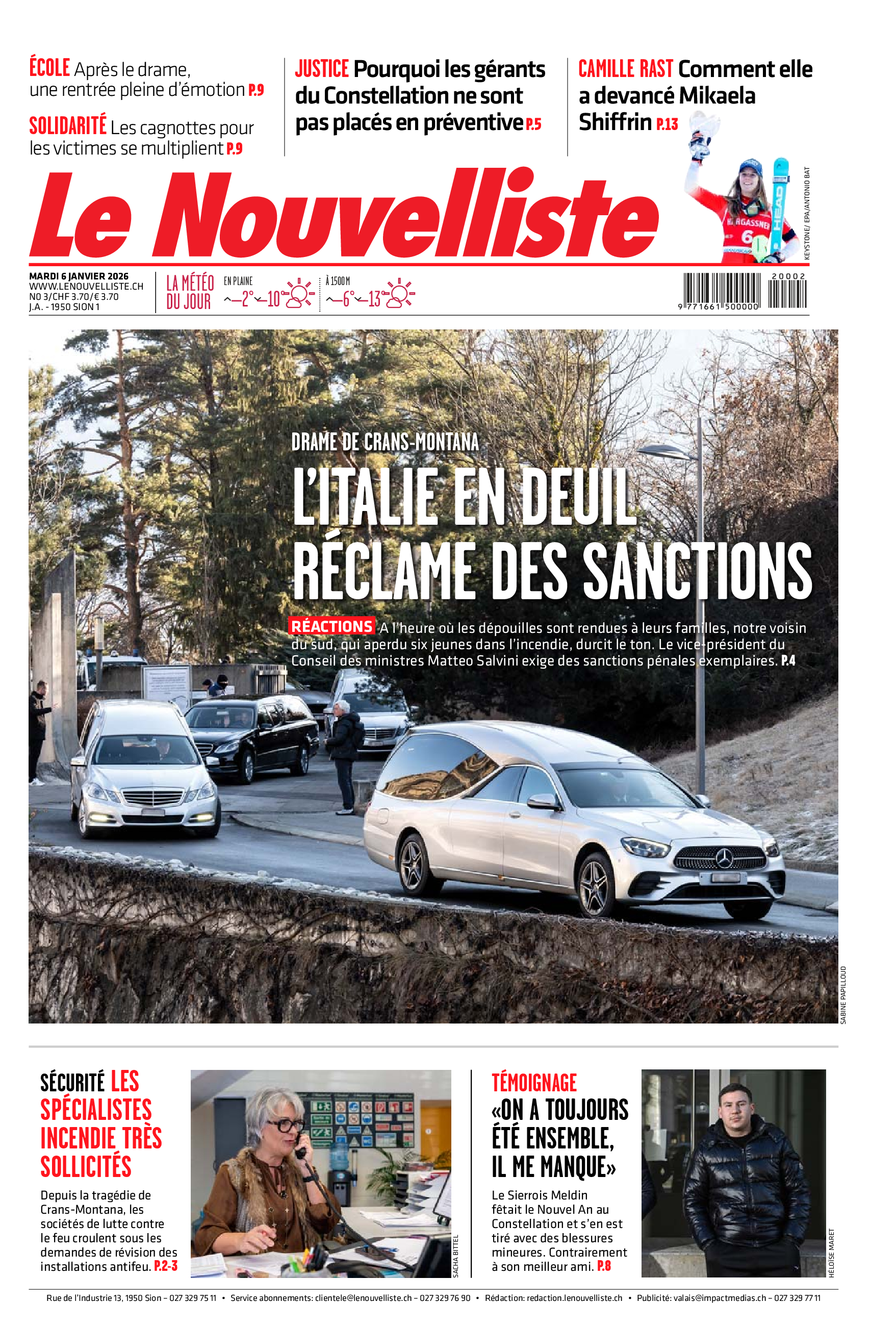  Mardi 6 janvier 2026