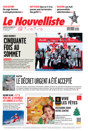 Vendredi 19 décembre 2025