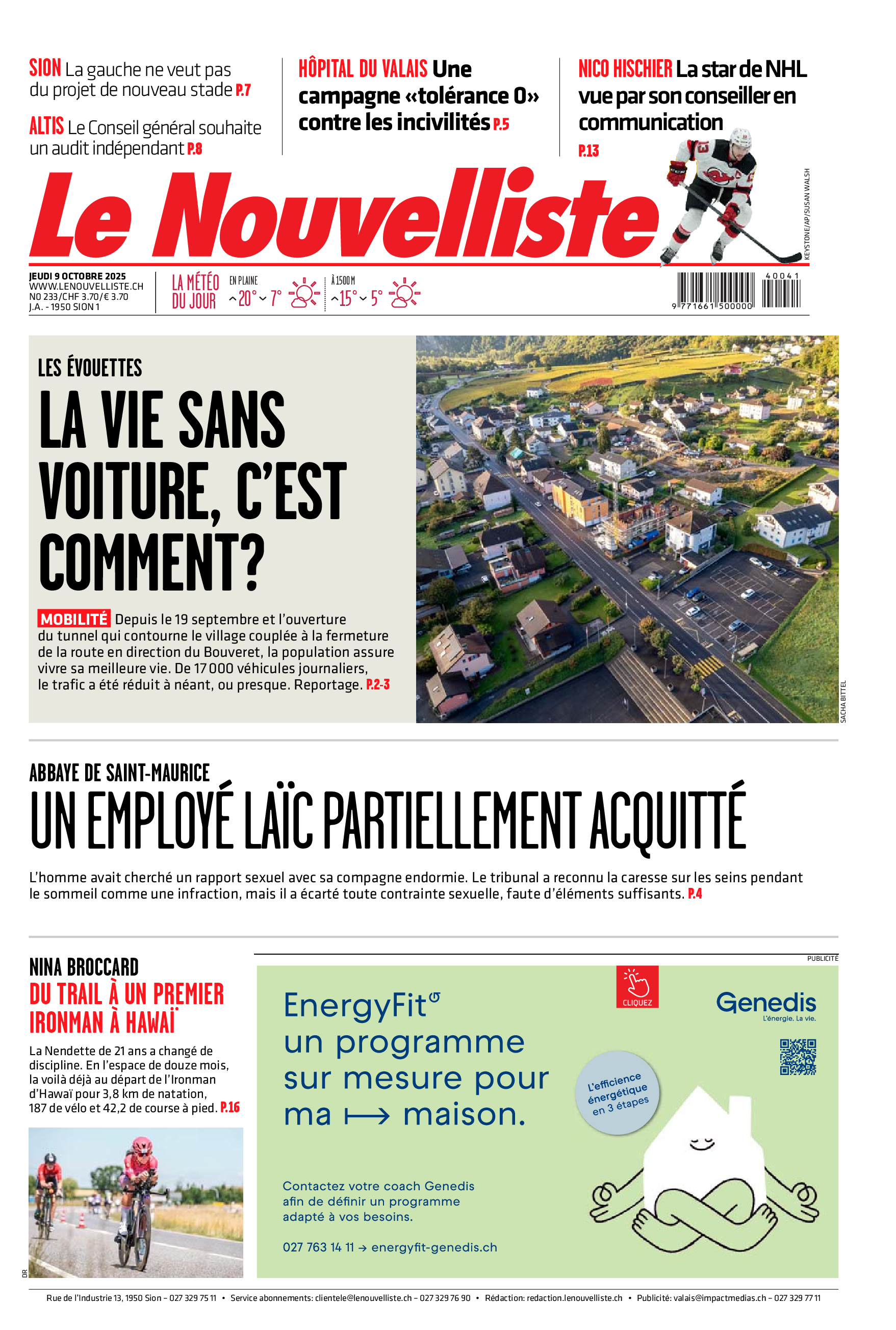 Jeudi 9 octobre 2025