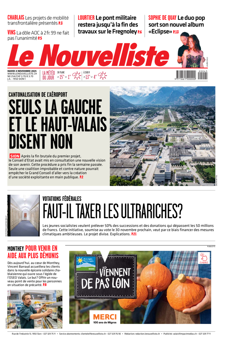 Mardi 4 novembre 2025