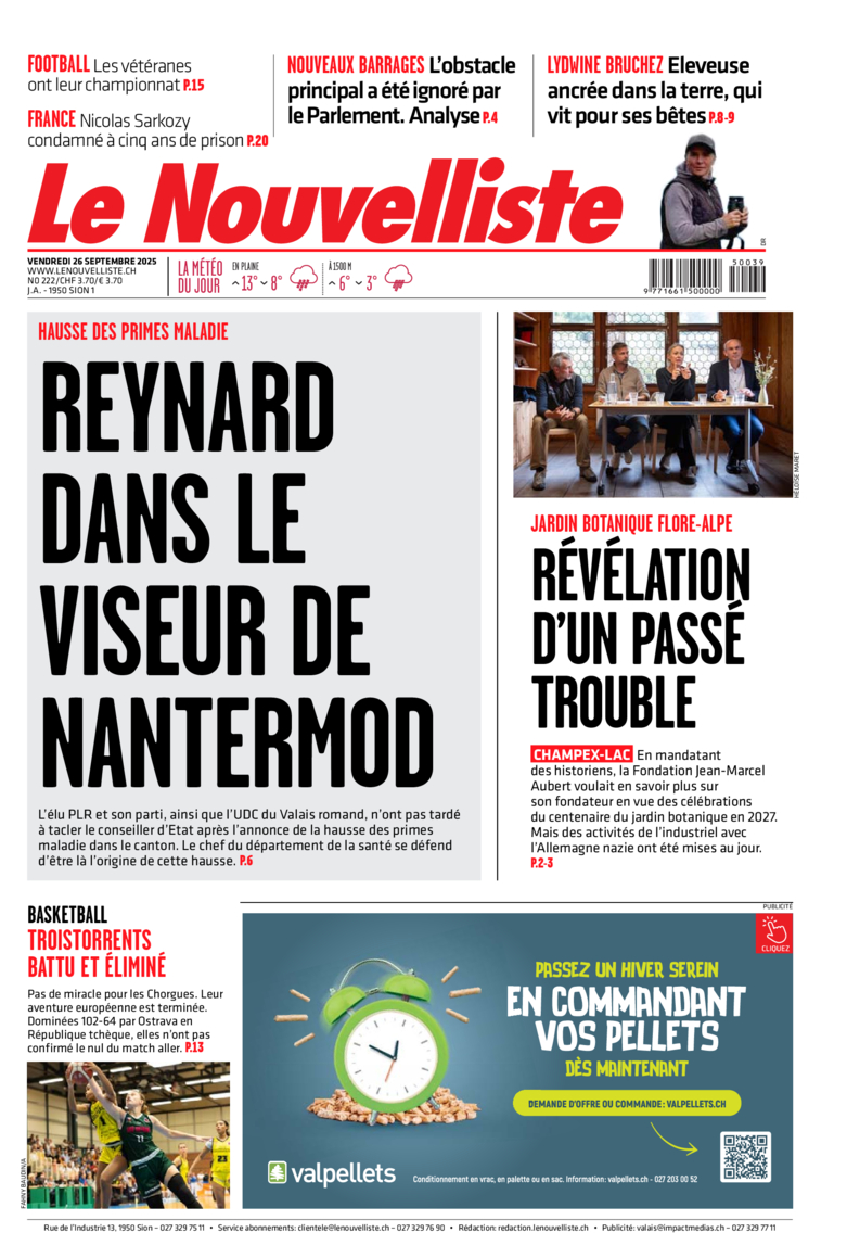 Vendredi 26 septembre 2025