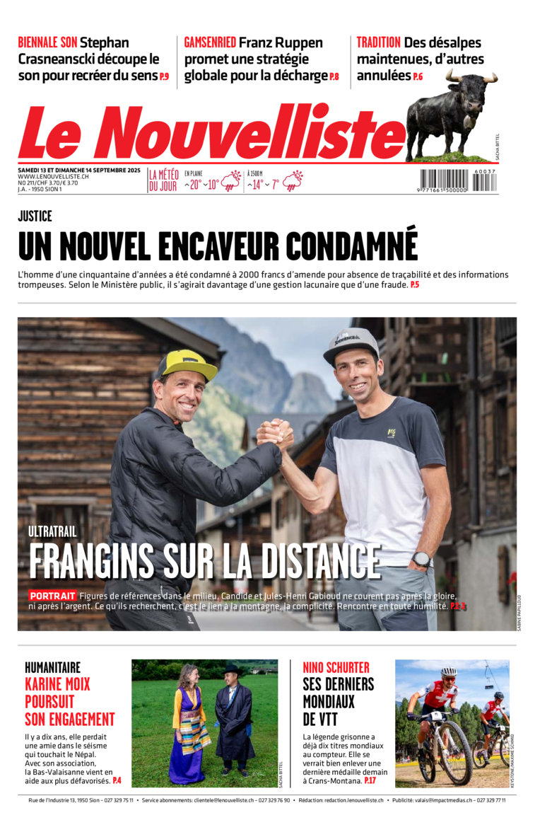 Samedi 13 septembre 2025