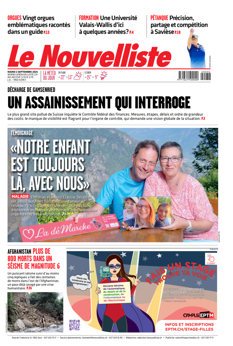 Mardi 2 septembre 2025 Mardi 2 septembre 2025