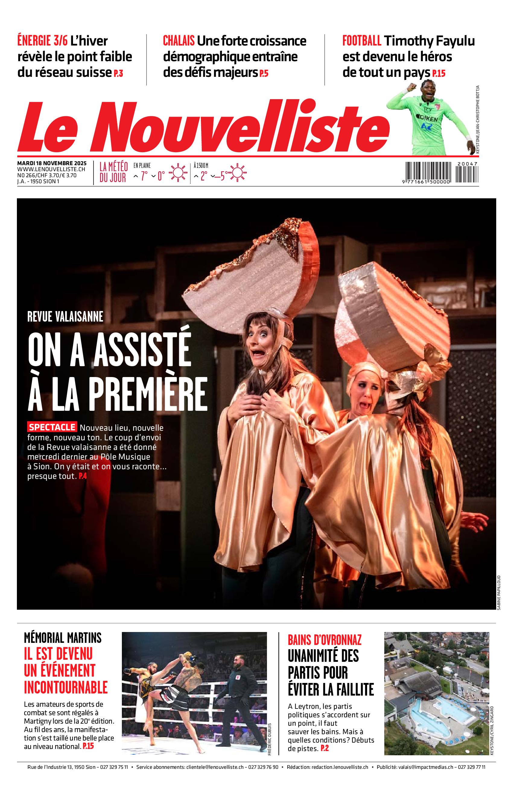  Mardi 18 novembre 2025