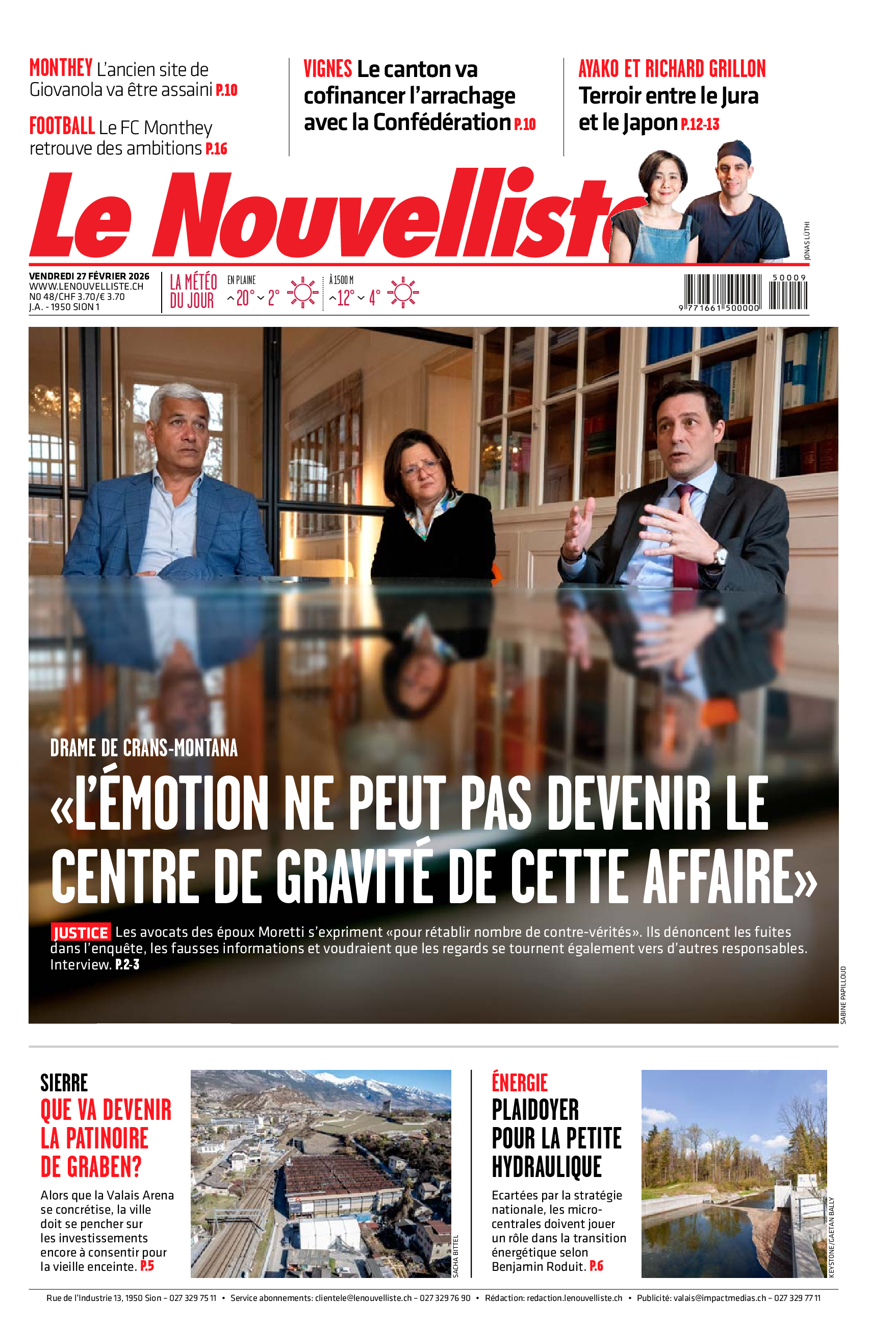  Vendredi 27 février 2026