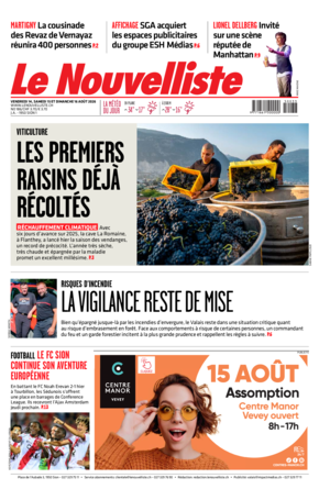  Vendredi 14 août 2026
