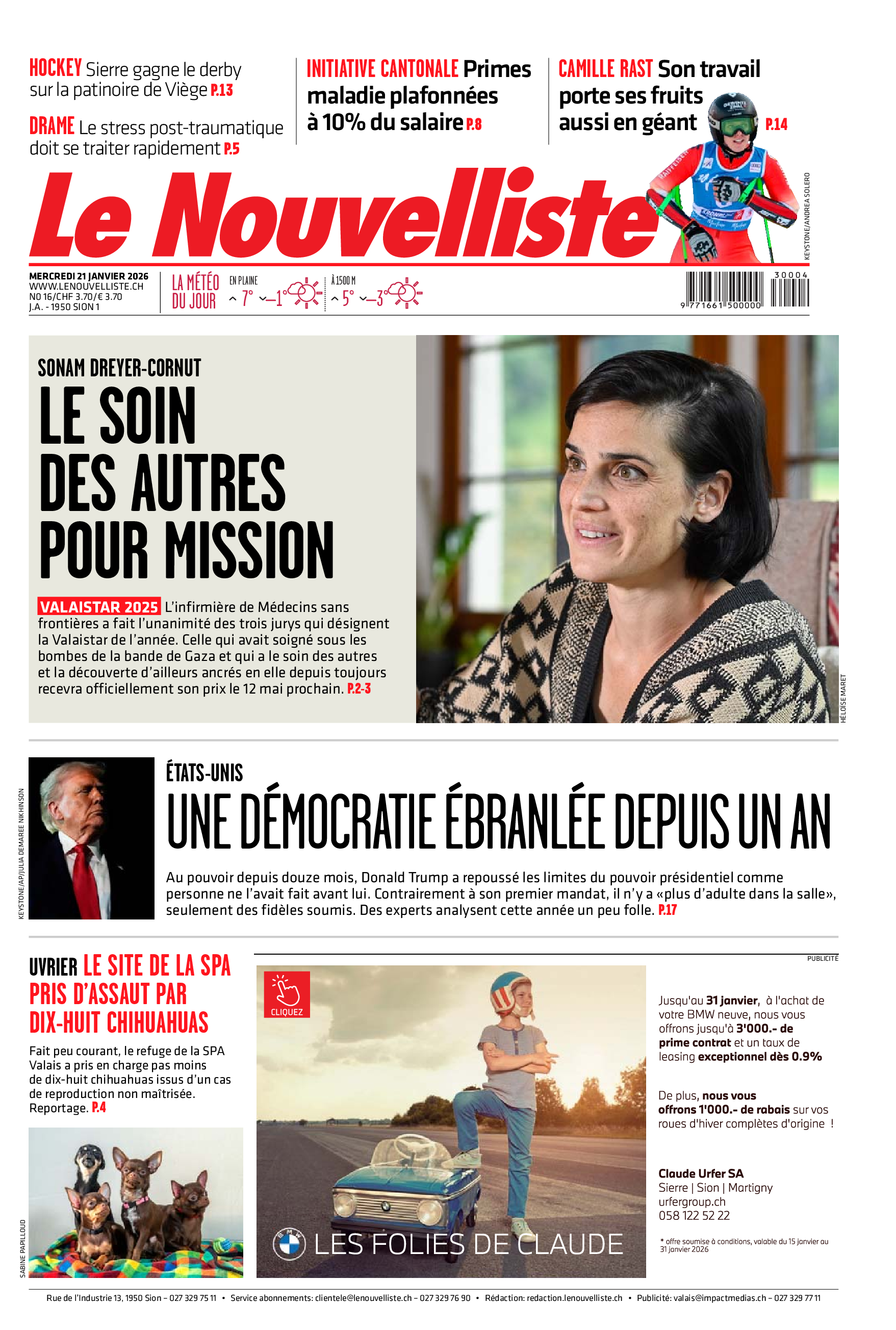  Mercredi 21 janvier 2026