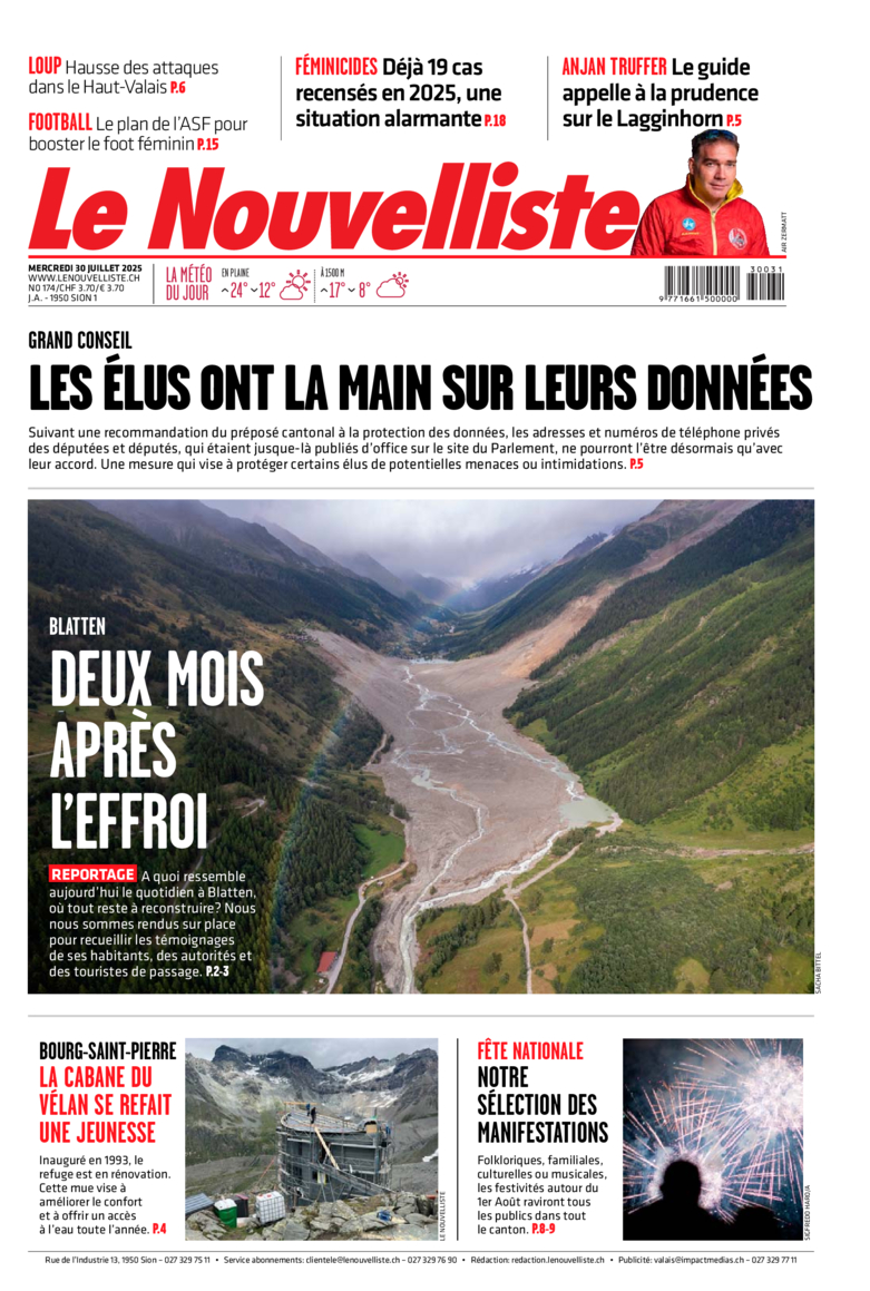 Mercredi 30 juillet 2025 Mercredi 30 juillet 2025