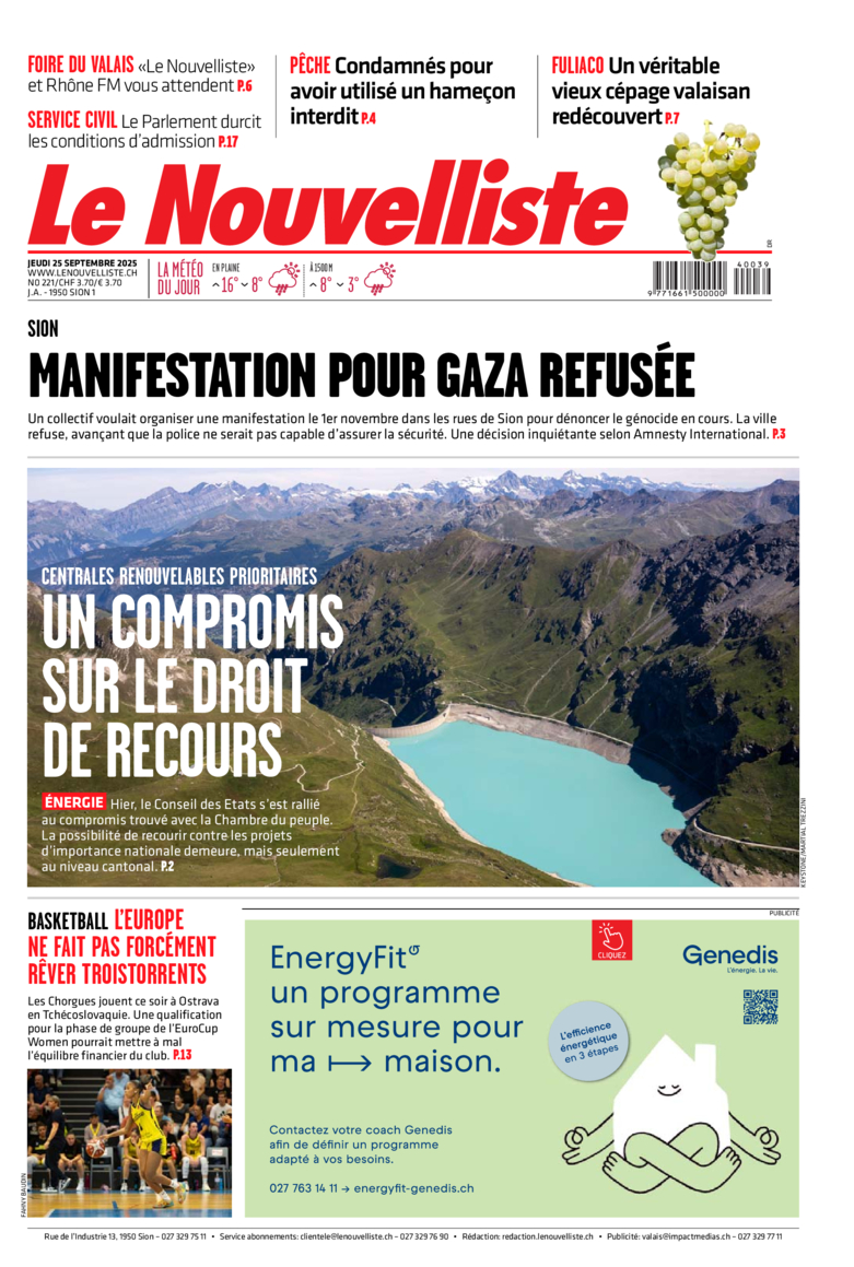 Jeudi 25 septembre 2025