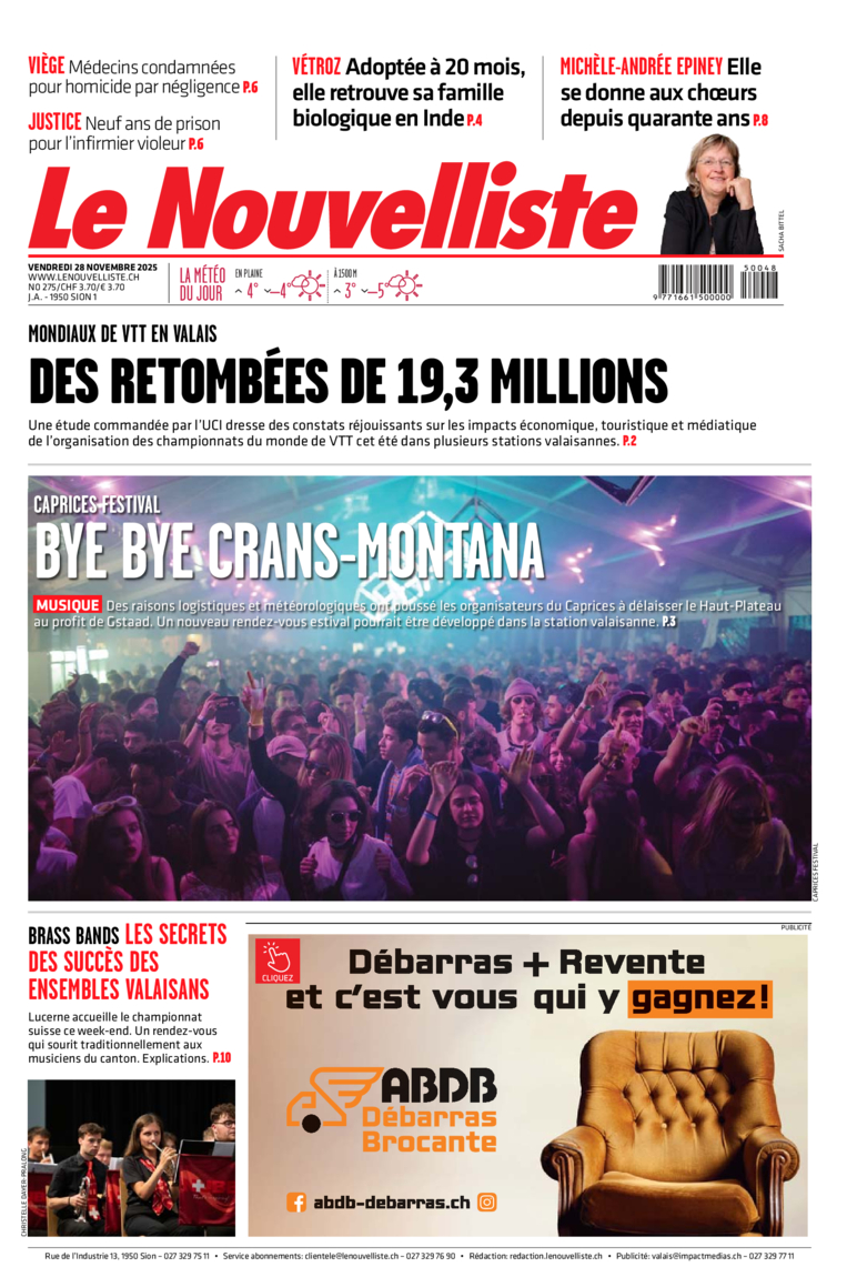 Vendredi 28 novembre 2025